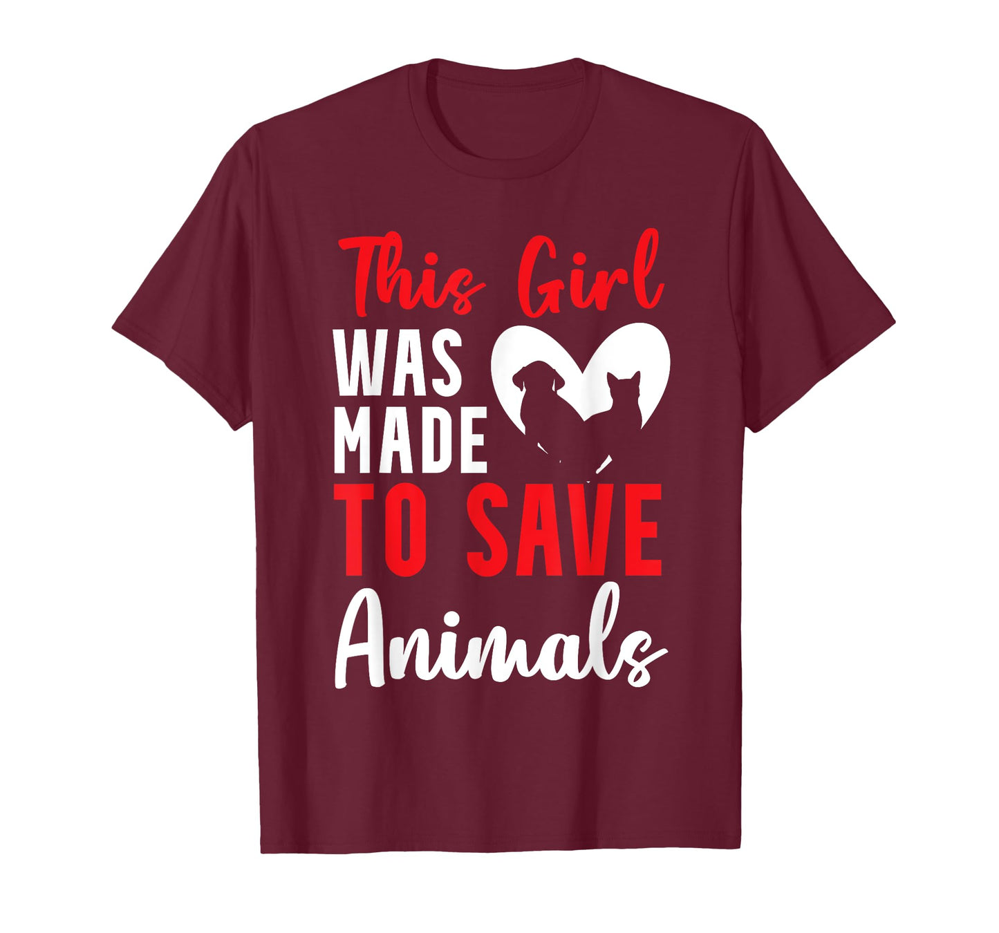 Animal rescuer girl dog rescuer animal rescuer T-Shirt