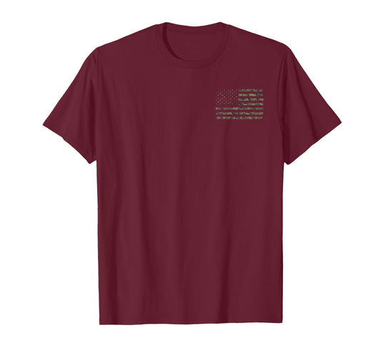 Camouflage American Flag Camo T-Shirt