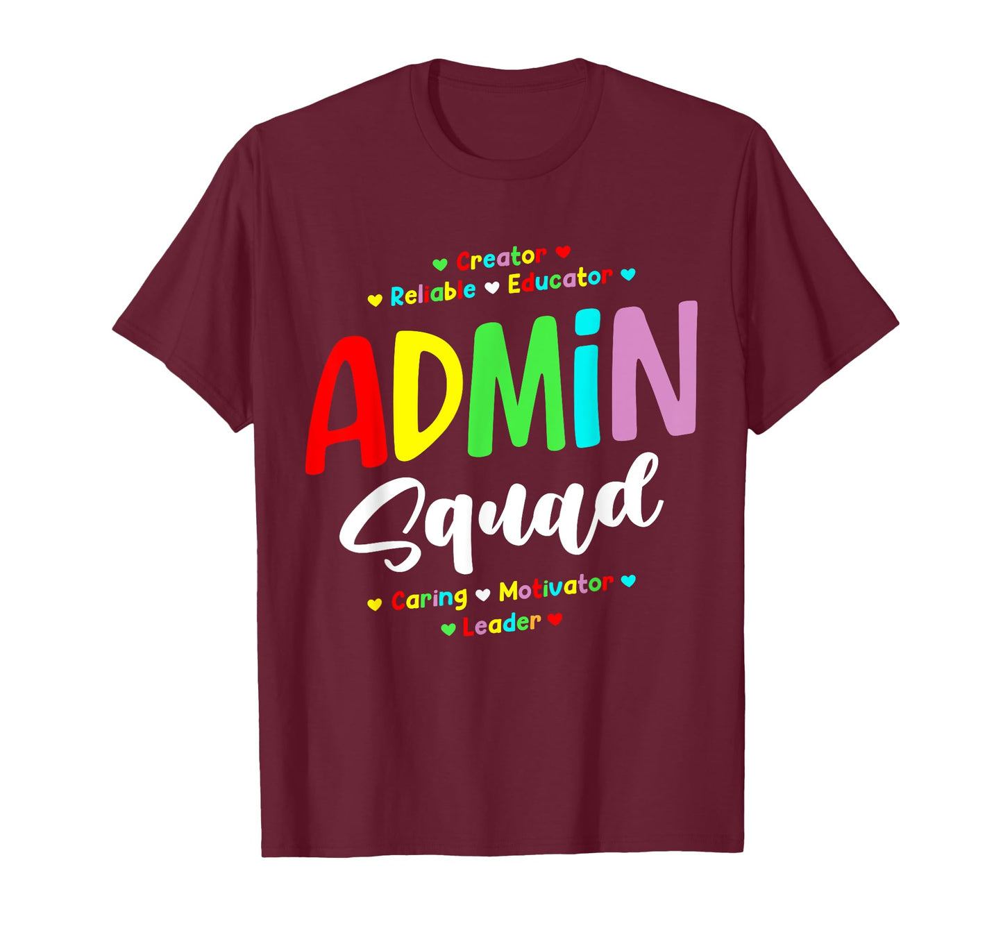 Admin Squad School Admin Assistant Principal Administrator T-Shirt