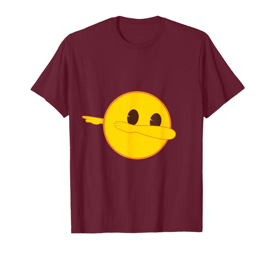 Official Emoji Dab Dabbing Yellow Smile Face T-Shirt