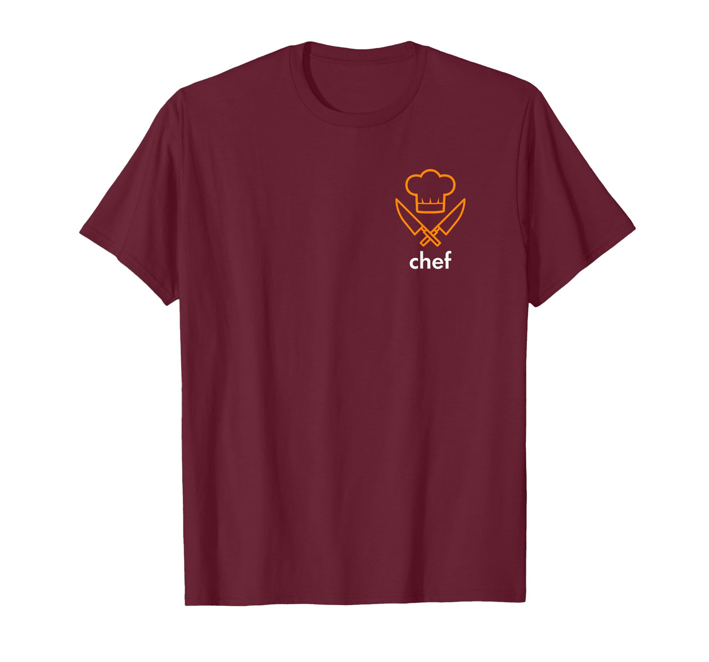 Chef Chest Pocket Knife t-Shirt. Kitchen, Cooking, Food tee T-Shirt