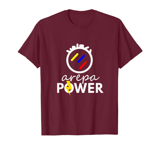 Arepa Power Latin Pride Funny Flag Gift Tee T-Shirt