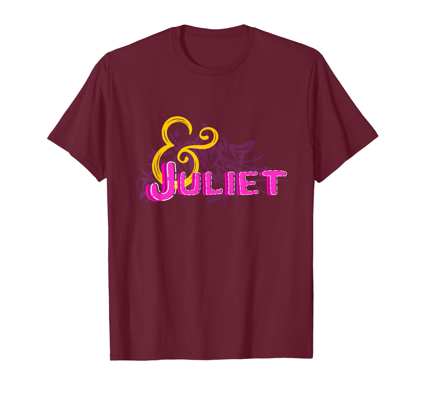 & Juliet Graffiti Musical Theatre Heart Musicals T-Shirt
