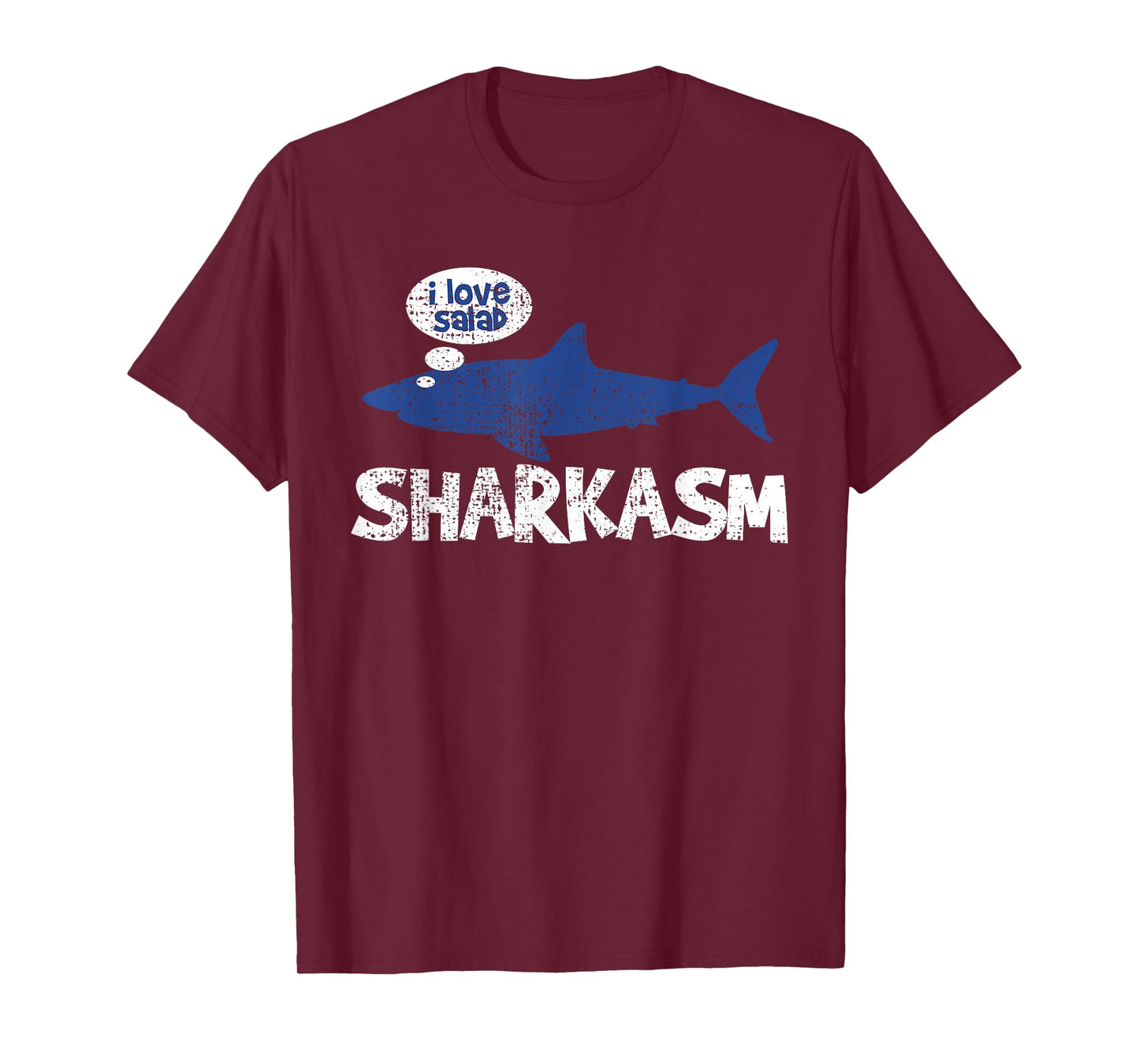 Shark Sharkasm Marine Biology Funny Vintage Gift T-Shirt