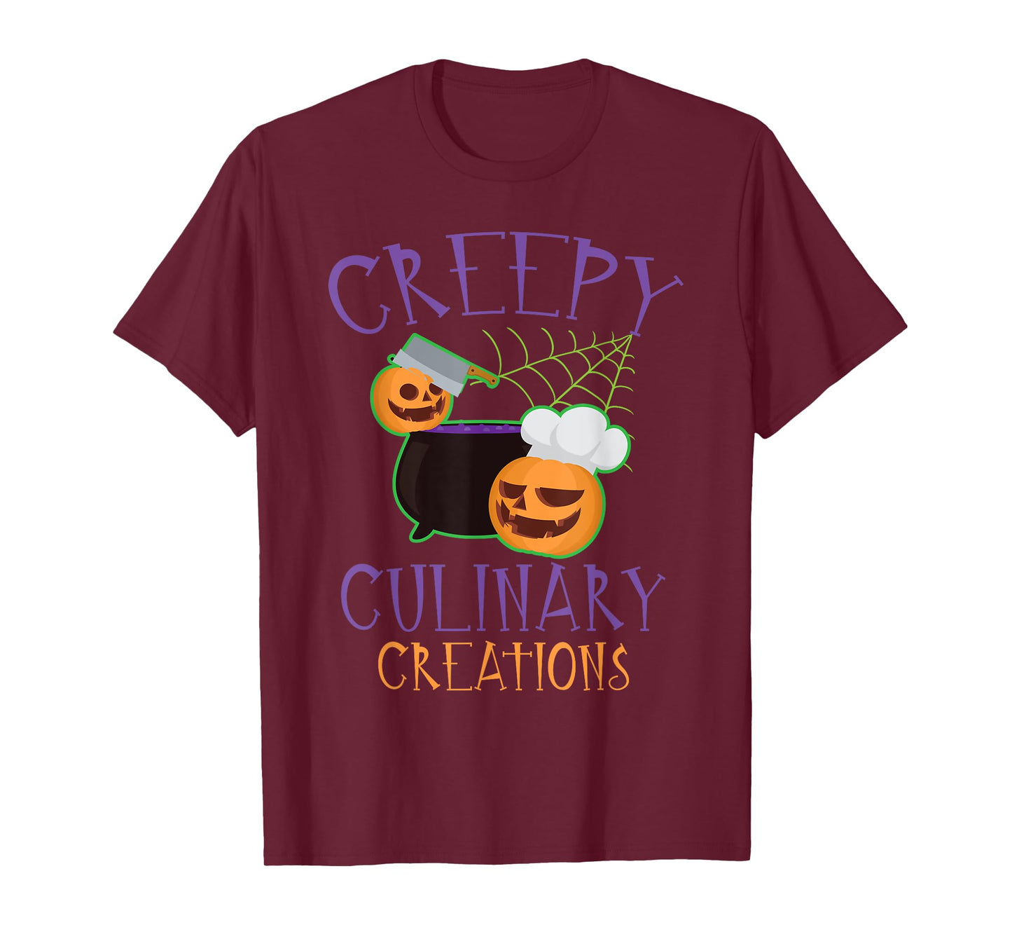Creepy Culinary Creations Spooky Cooking Chef Halloween T-Shirt