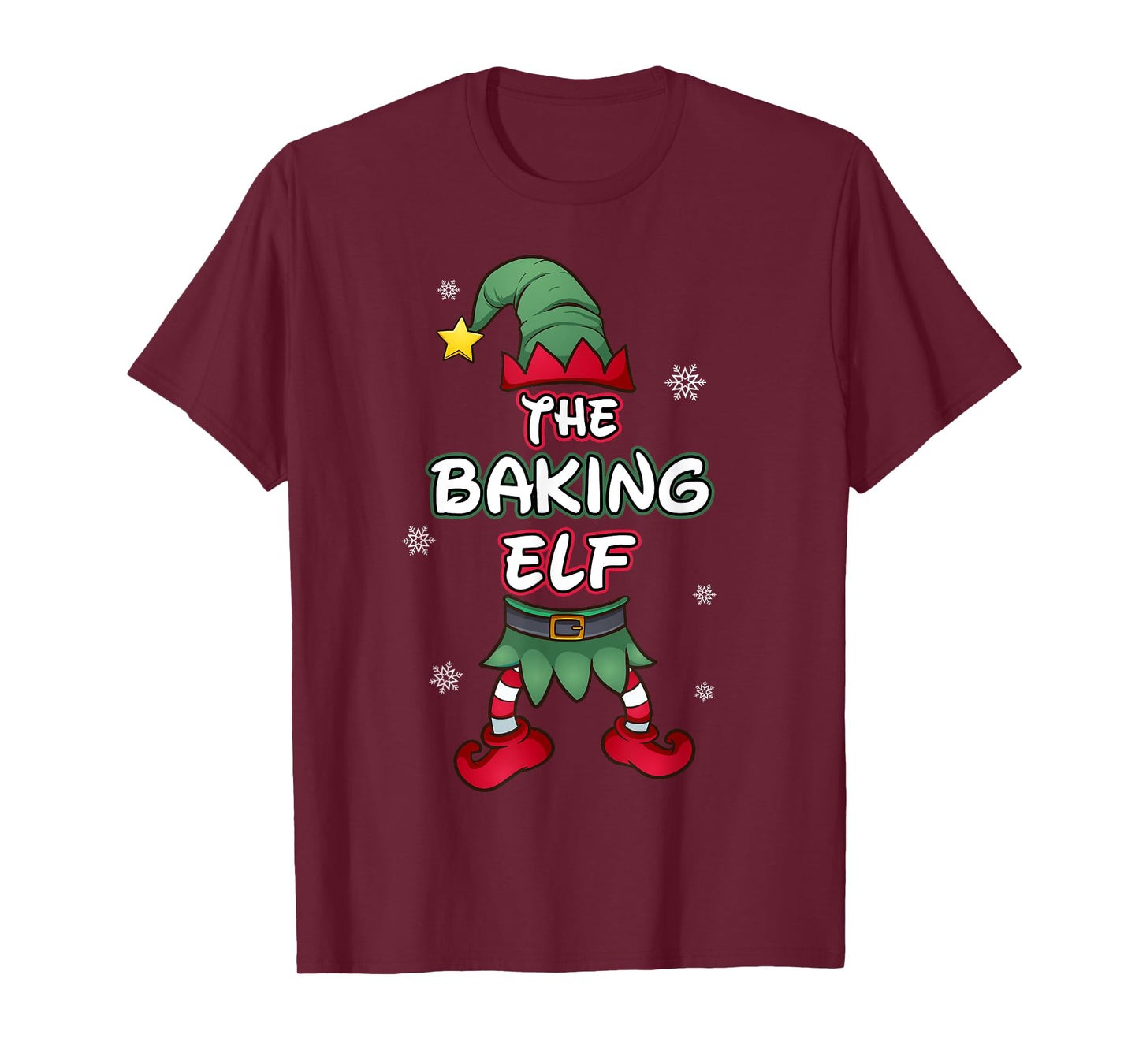 Baking Elf christmas pajamas pjs matching family group T-Shirt