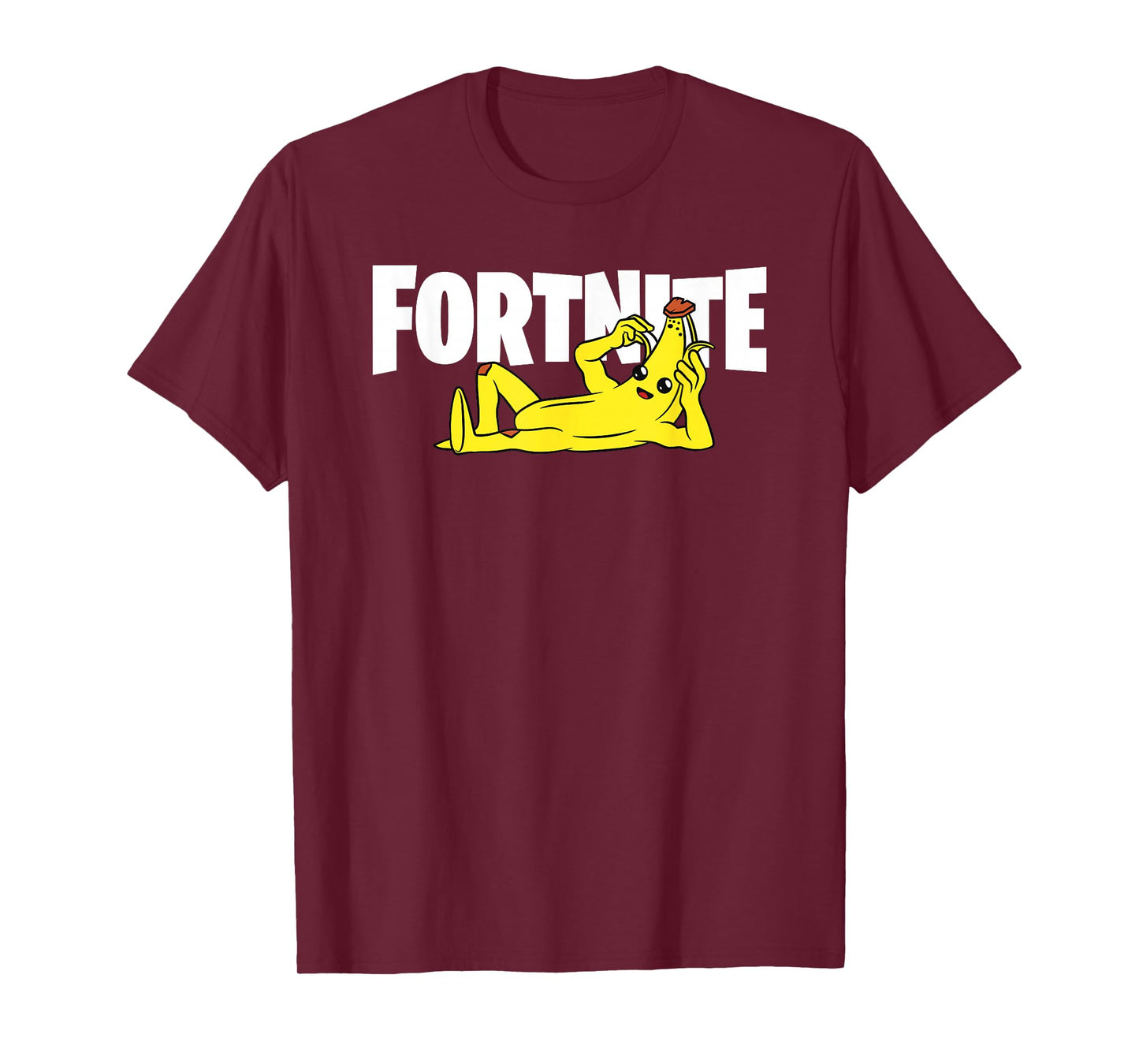 Fortnite Banana Lay Down with Title T-Shirt Small