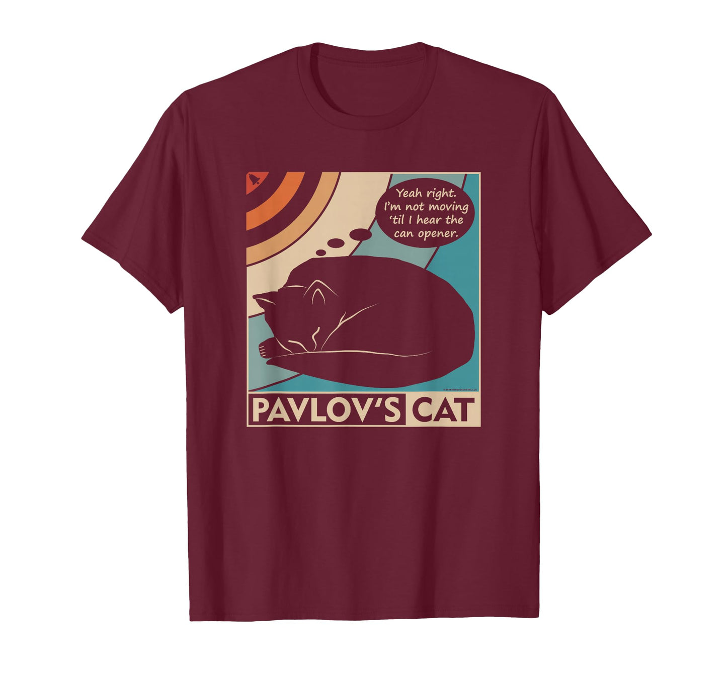Pavlov's Cat Funny Psychology (clr) T-Shirt Small