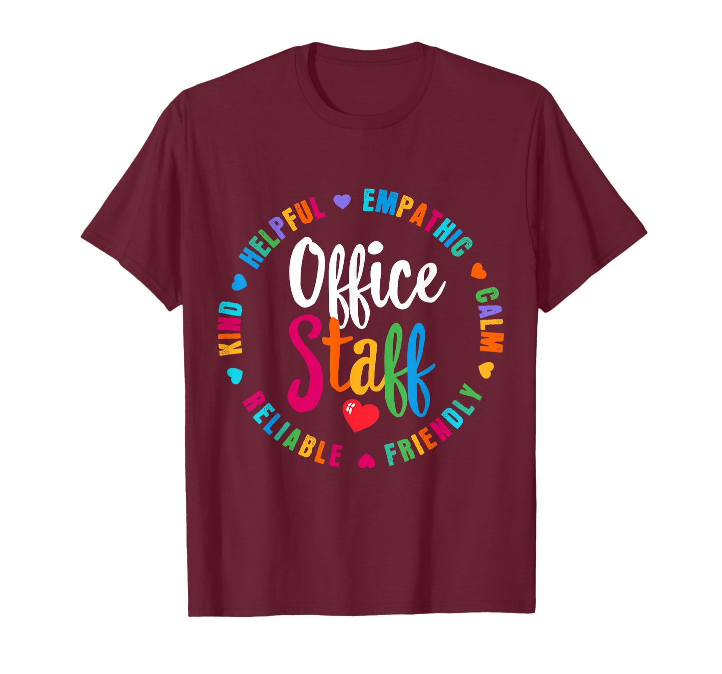 Cute School Secretary Admin Appreciation Front Office Staff T-Shirt