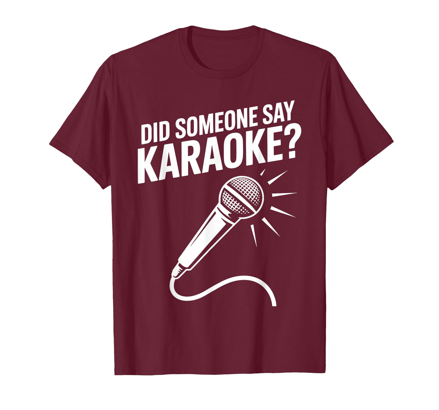Funny Karaoke Art for Men Women Music Singer Karaoke Lovers T-Shirt