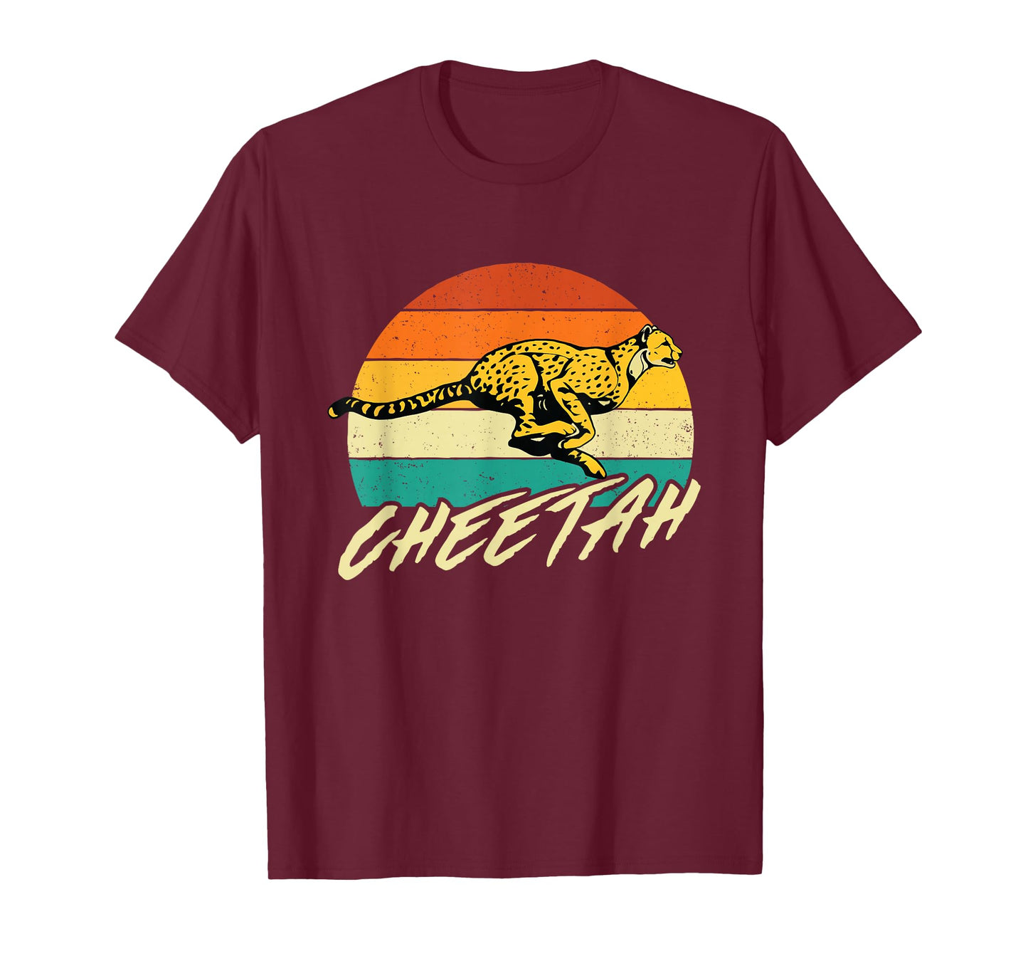 Cheetah Lover Retro Vintage Safari Zoo Animal Lover T-Shirt