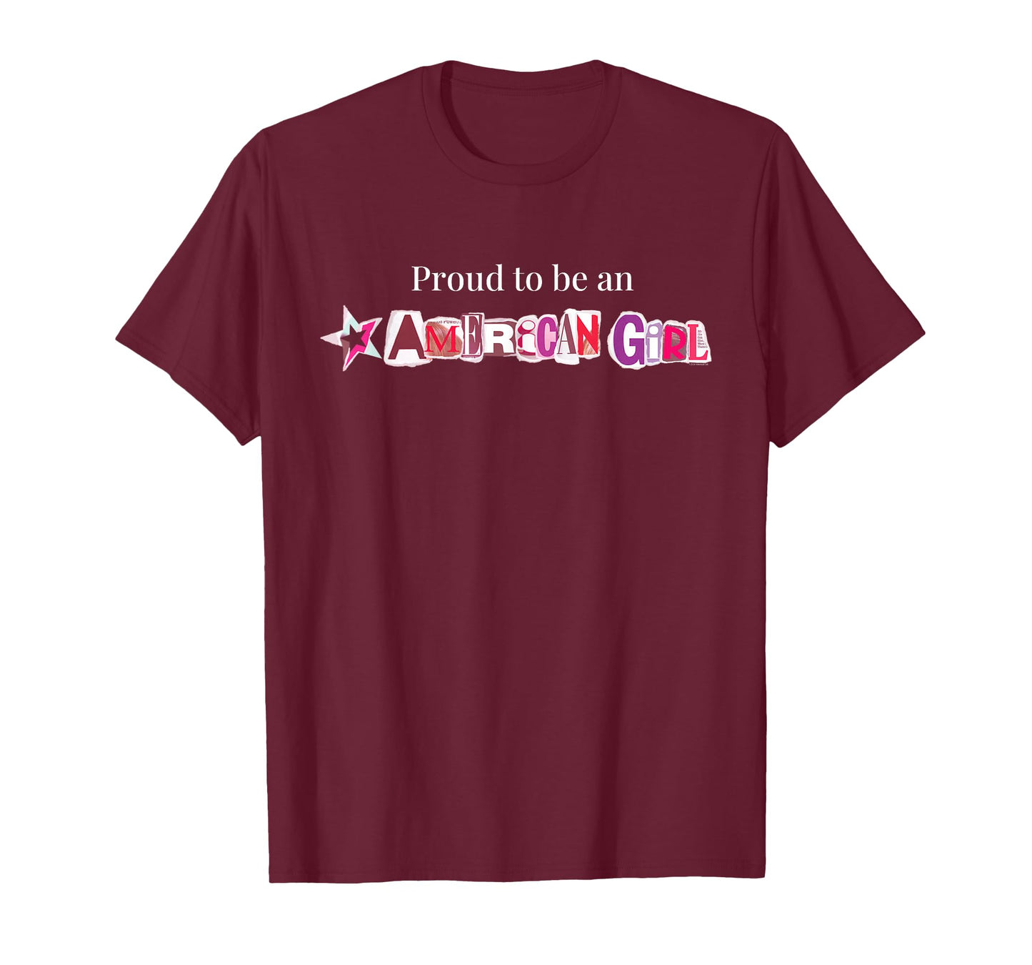 American Girl - Proud to be an American Girl Cutout Logo T-Shirt