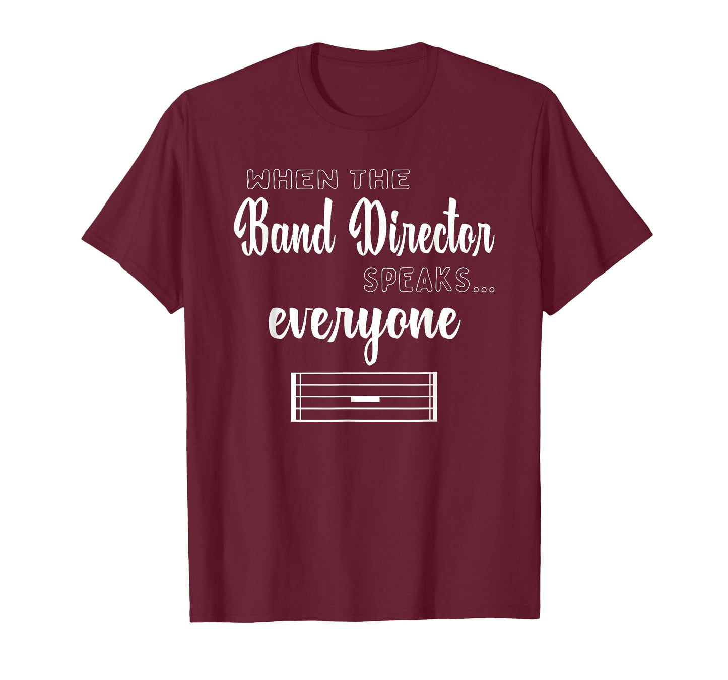 Funny Band Director Shirt Music Teacher Gifts Appreciation T-Shirt