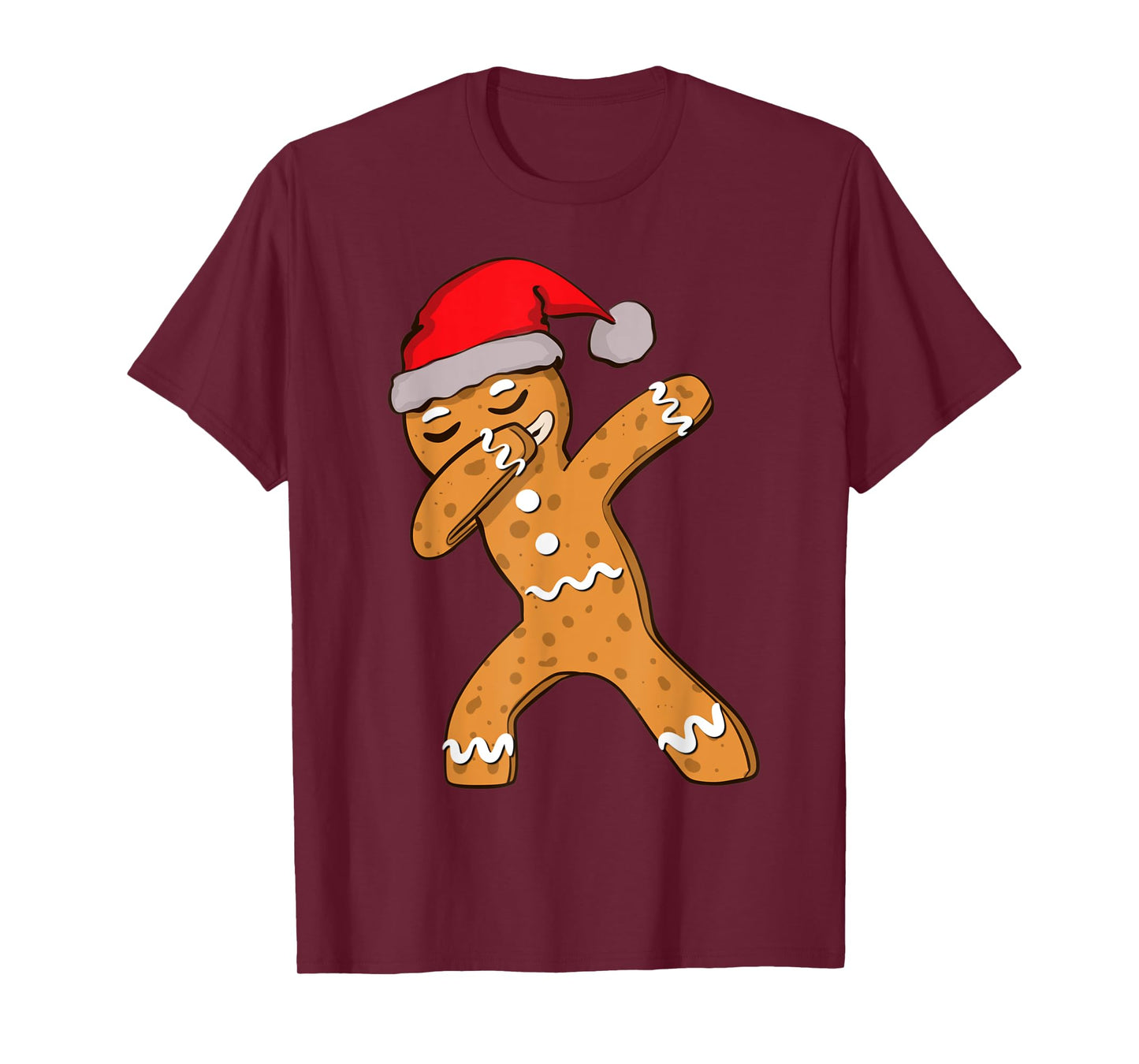 Kids Dabbing Dab Gingerbread Man Xmas Girls Boys Christmas T-Shirt