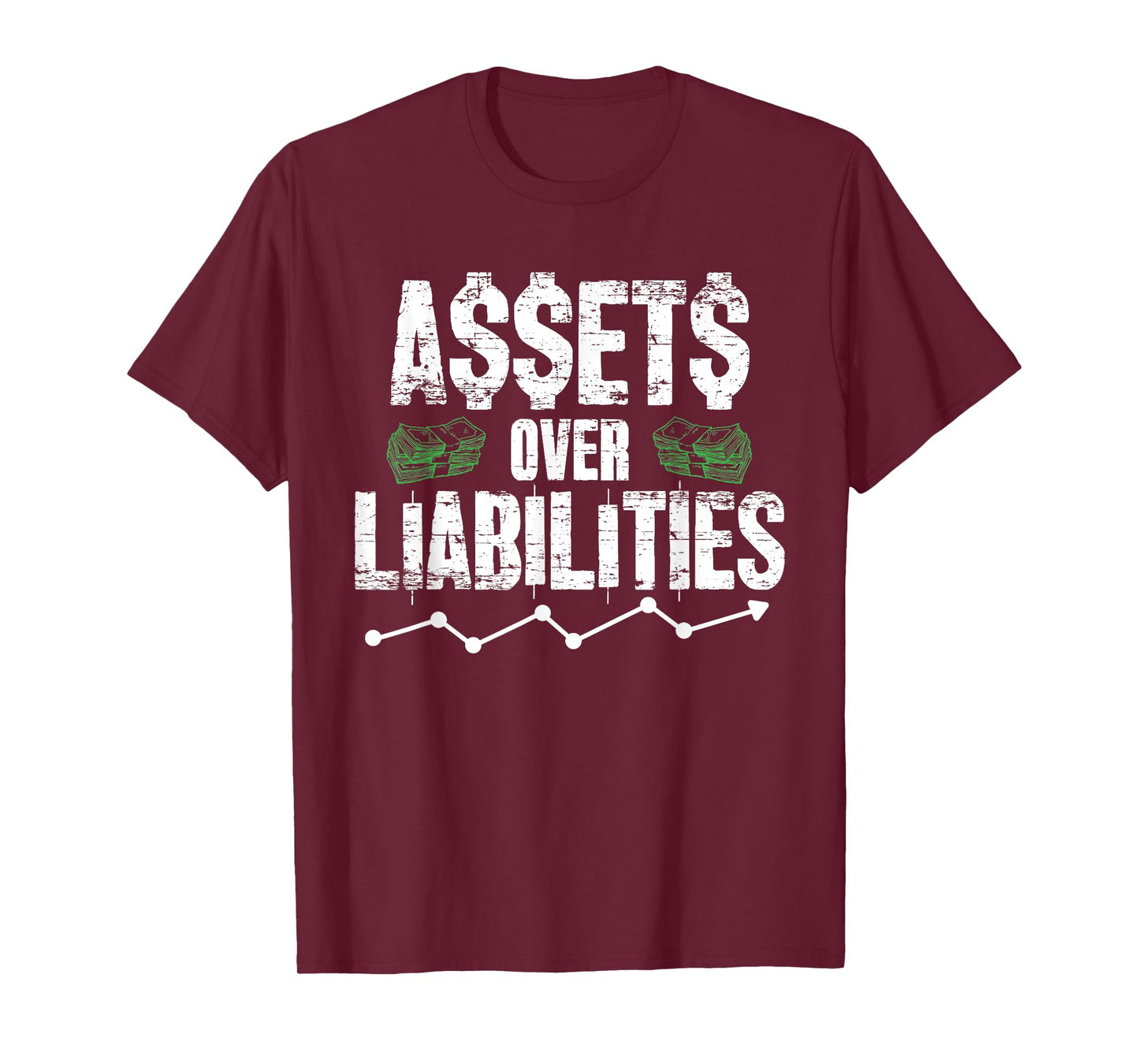 Assets Over Liabilities Funny Accounting Gift Accountant CPA T-Shirt