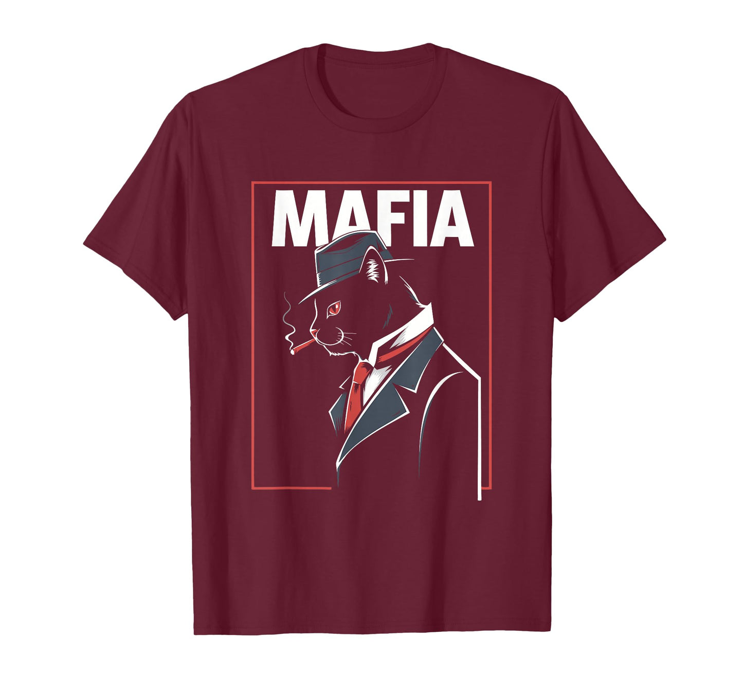Mafia Cat - Funny Graphic Mafia Boss Cat Lover T-Shirt