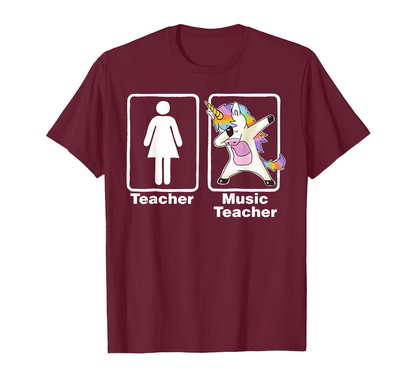Funny Unicorn Music Teacher T-shirt Music Teacher Gifts T-Shirt