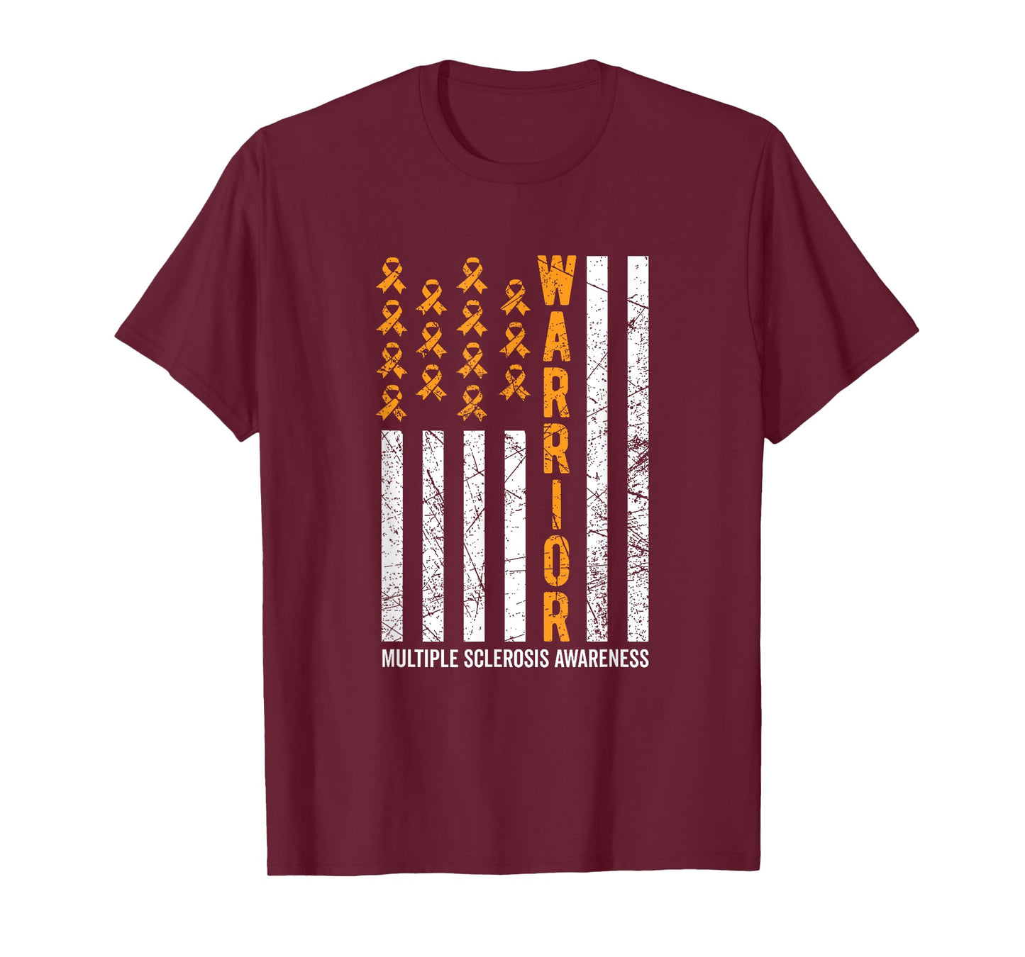 Orange Warrior For Women & Men Multiple Sclerosis Awareness T-Shirt