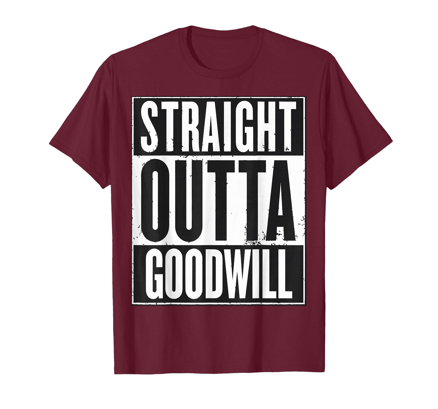 Straight Outta Goodwill - Male 3XL - Silver