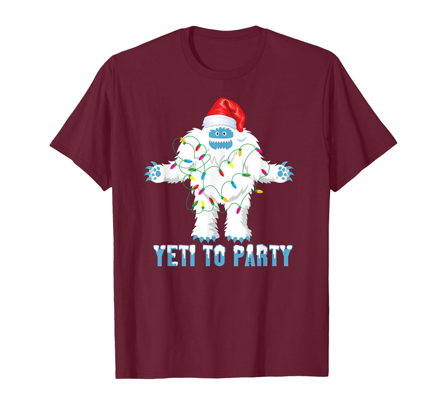Christmas Yeti To Party shirt Cute Yeti for Christmas T-Shirt