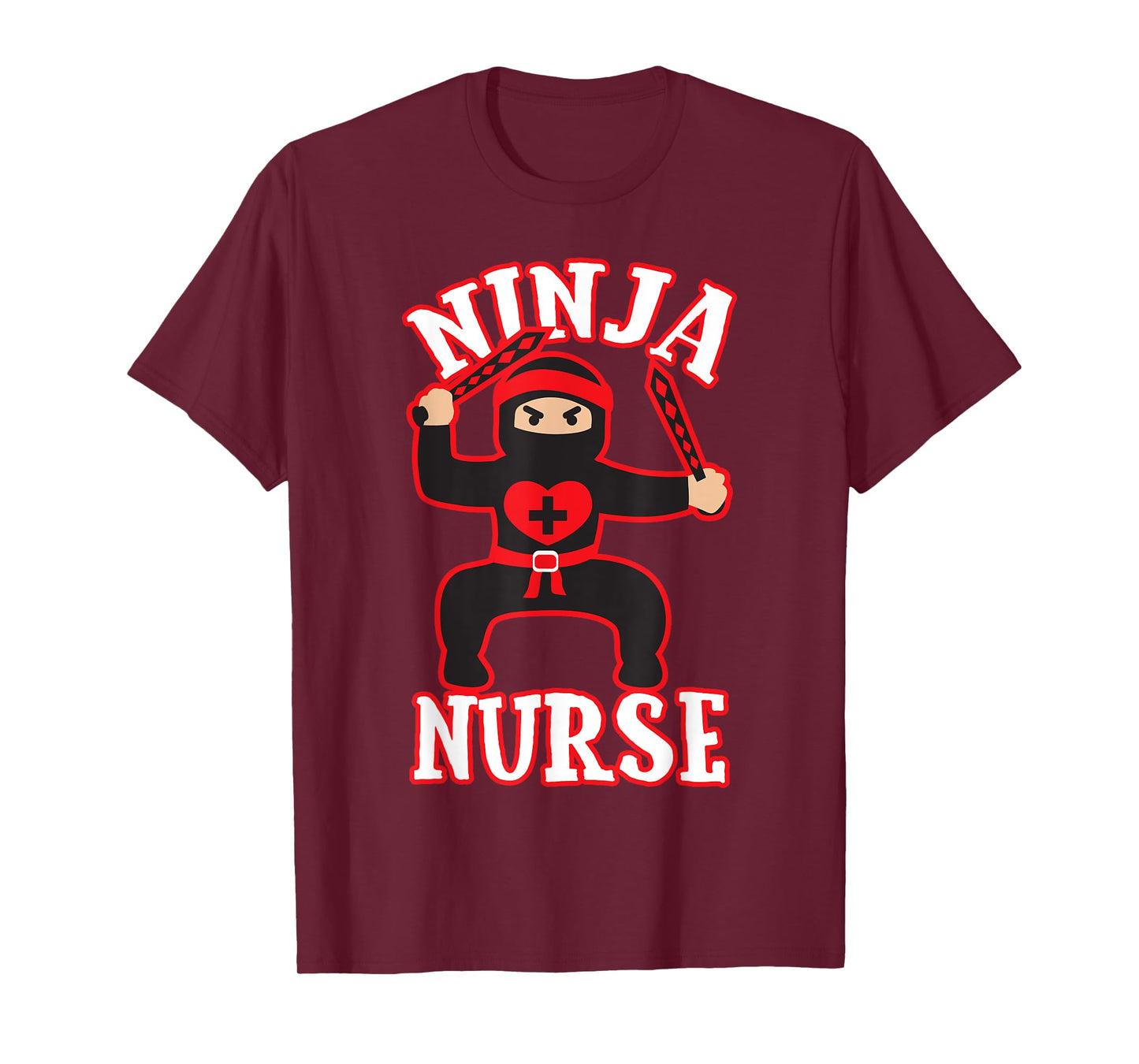 Cool Ninja Nurse Nursing Hospital Funny Gift T-Shirt
