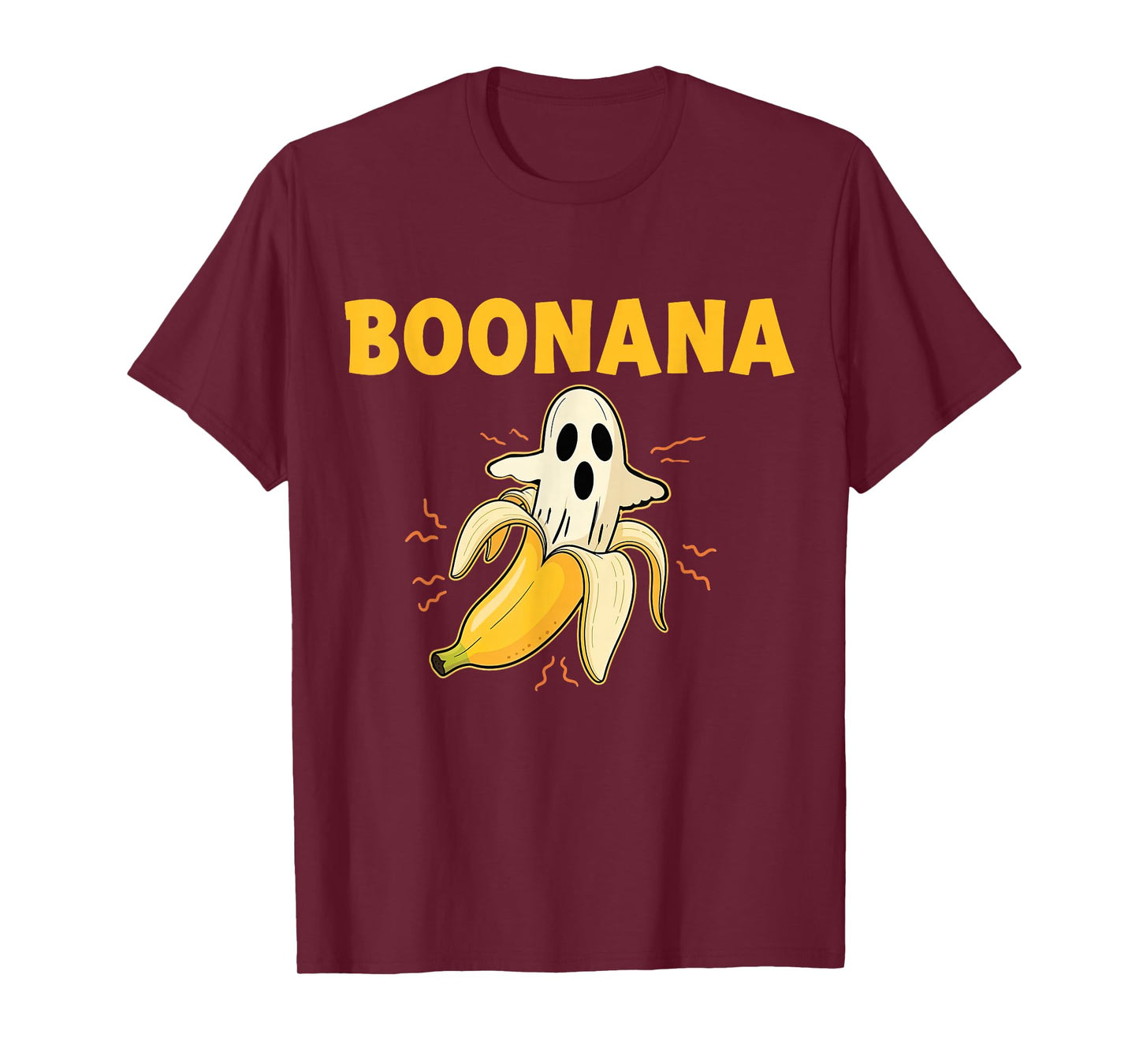 Boonana Halloween Ghost Banana Spooky Season Men Women Kids T-Shirt