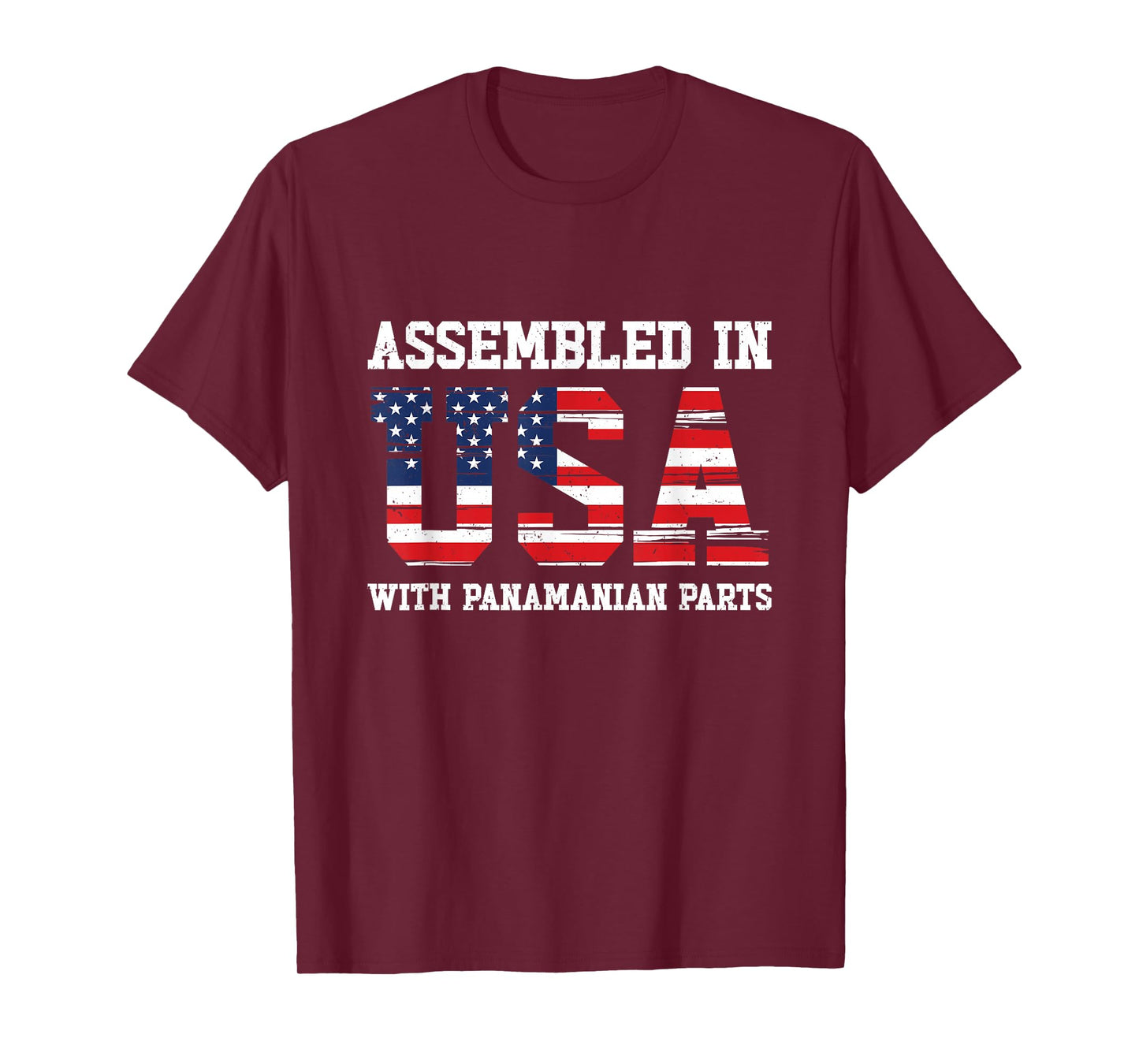 Panamanian American Patriot USA Grown Panama US Flag T-Shirt