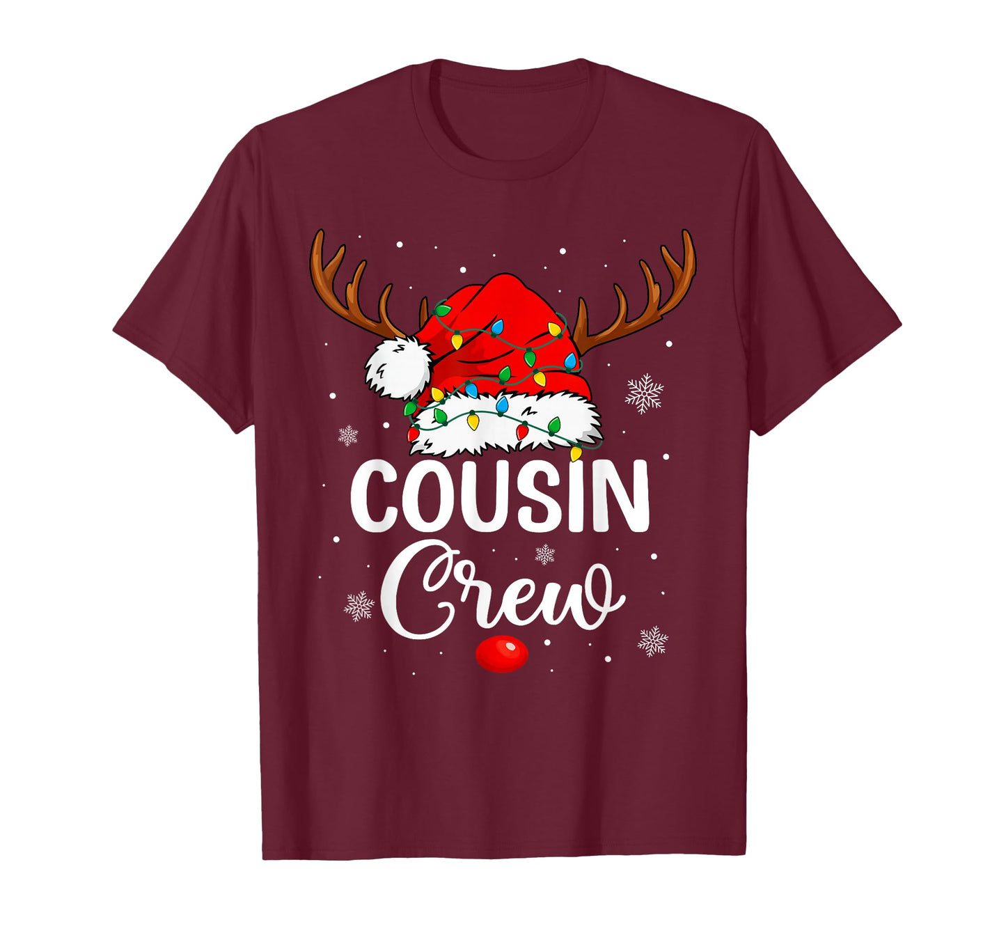 Cousin Crew Christmas Pajamas for Men Kids Women Grandkids T-Shirt