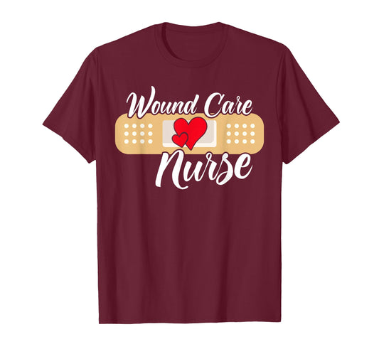 Cute Wound Care Nurse Heart T-Shirt