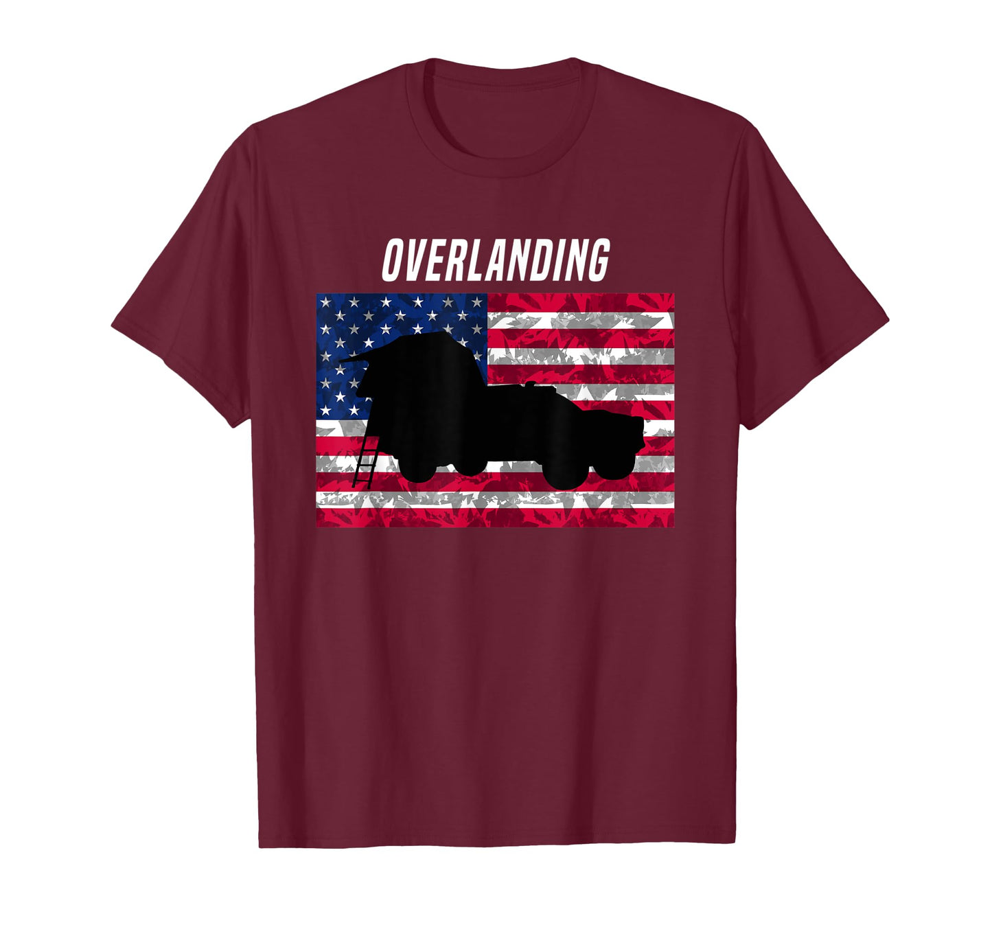 Overlanding American Flag t shirt Women Kids Men T-Shirt