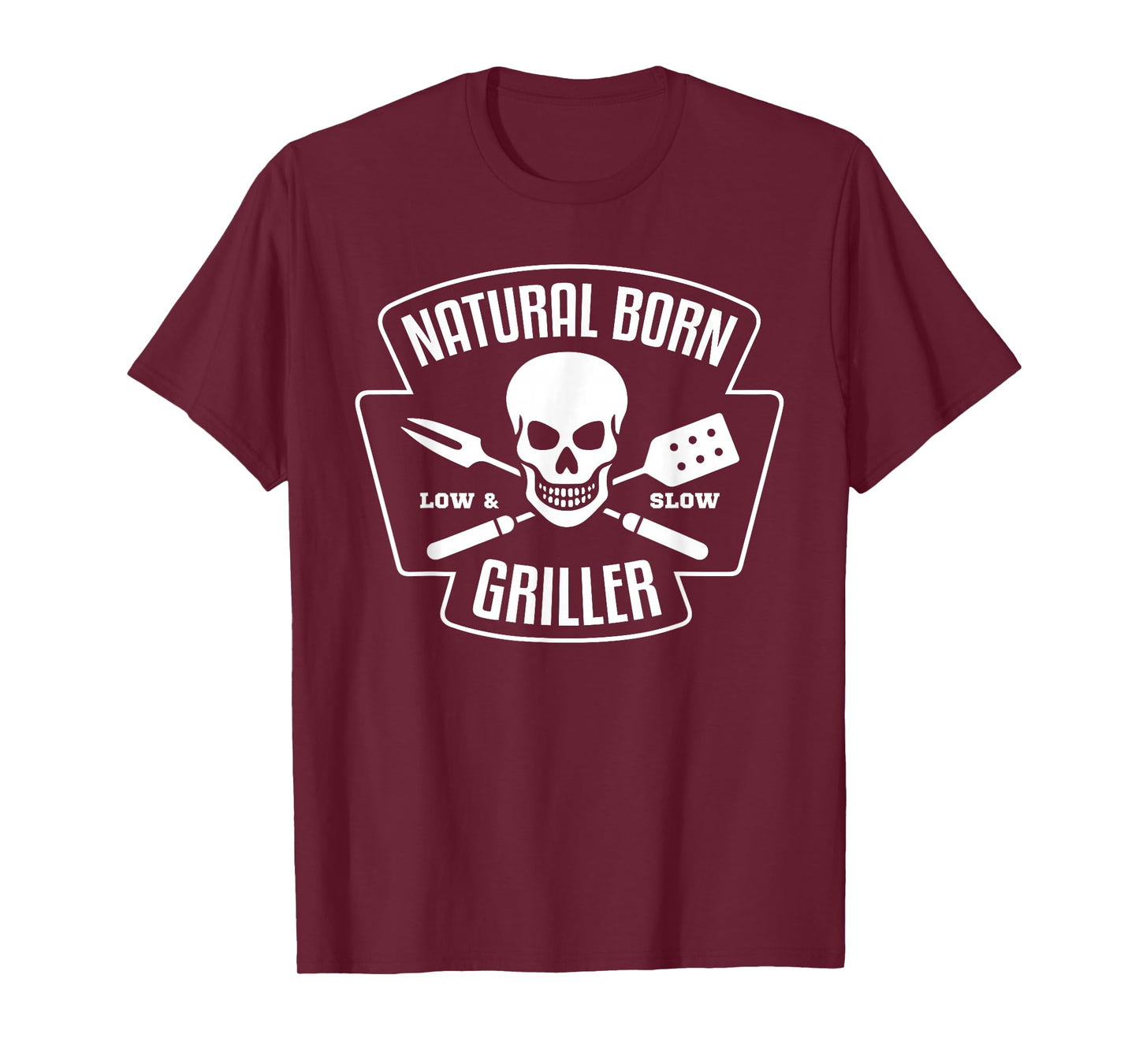 Barbecue Natural Born Grillmeister Griller Grill Gift T-Shirt