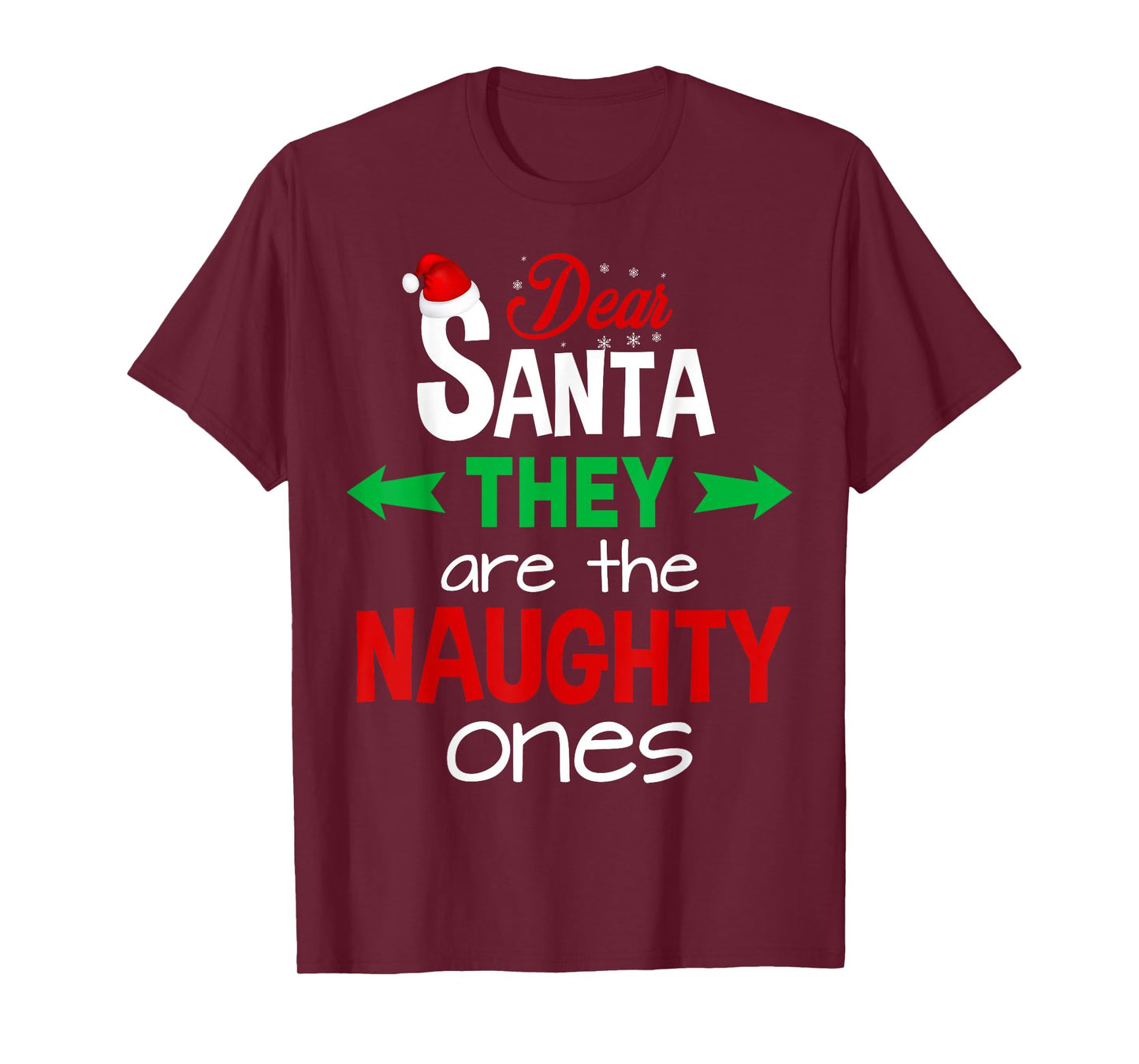 Christmas Pajama Shirt Kids Dear Santa They Are Naughty Ones T-Shirt