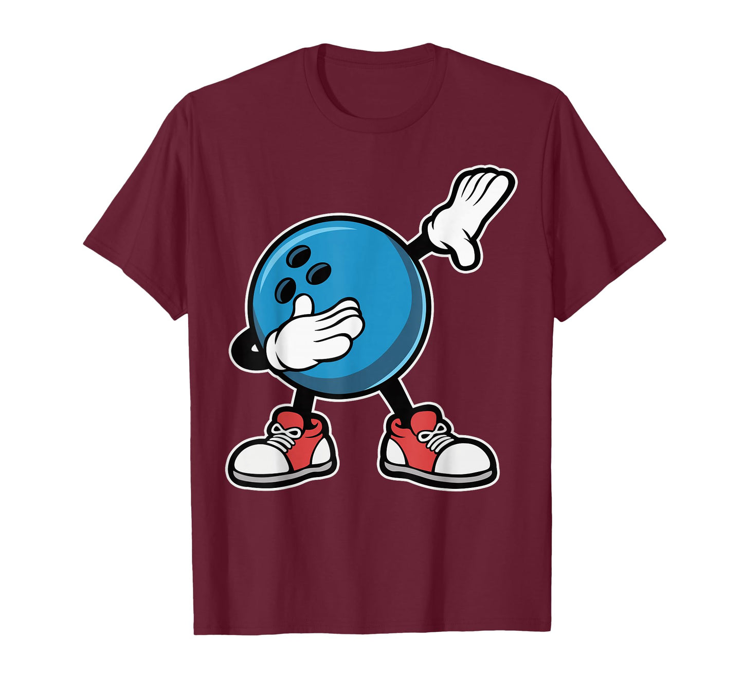 Bowling Shirts For Men Women Kids Boys Dabbing Bowling Ball T-Shirt