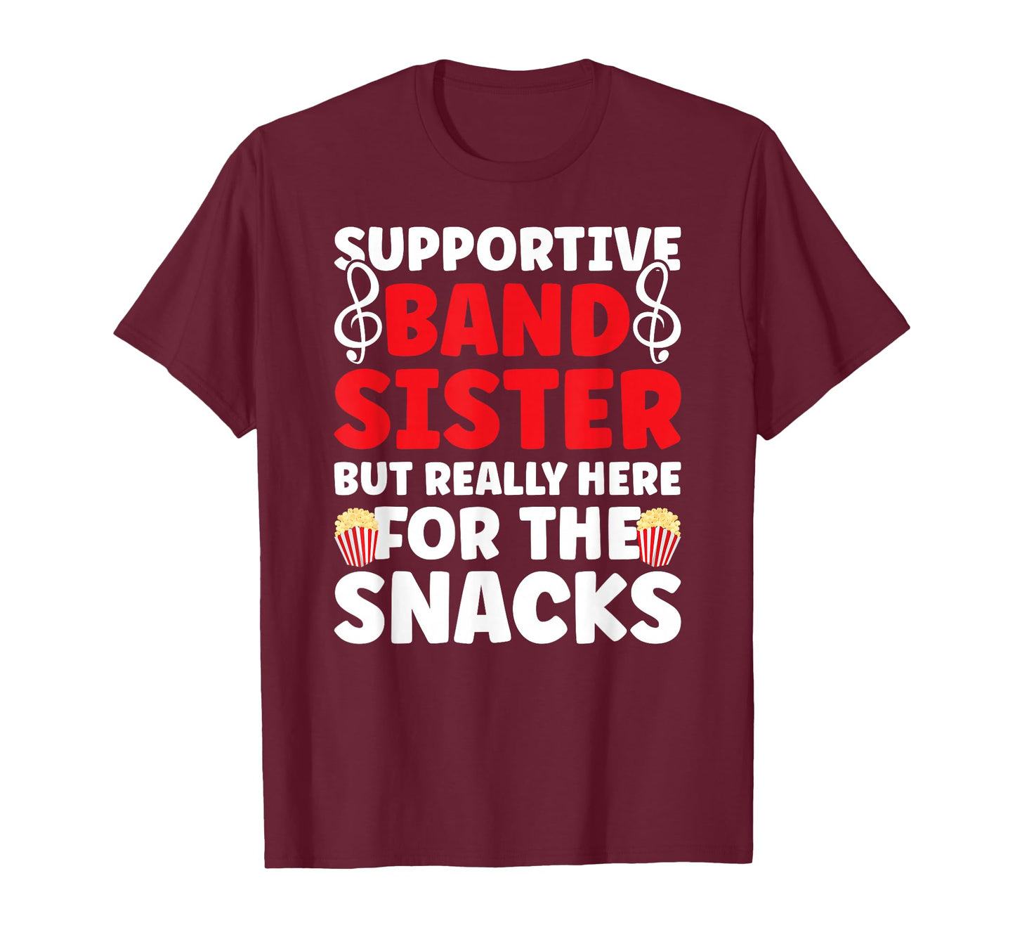 Supportive Marching Band Sister Funny Marching Band Sis T-Shirt