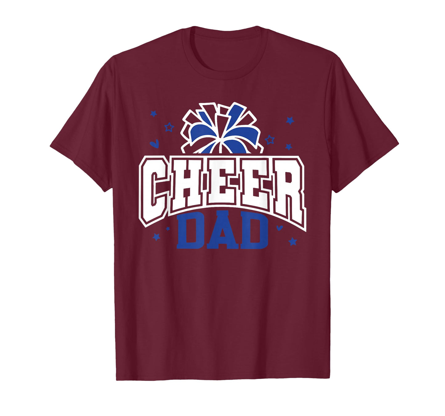 Cheer Dad Cheerleader Cheerleading Game Day Fathers Day T-Shirt