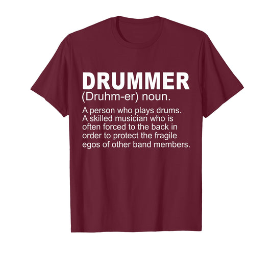 Drummer Funny - Drummer A Person Who Plays Drums T-Shirt