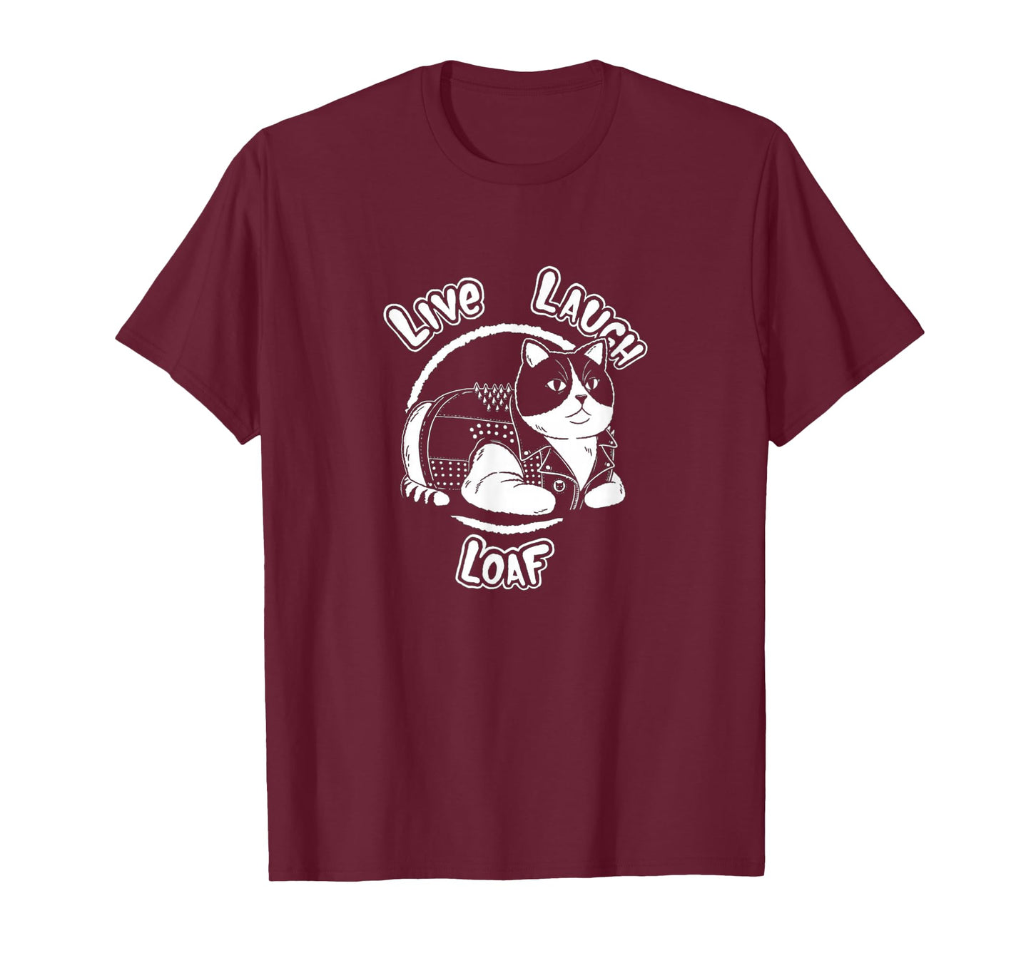 Live-Laugh-Loaf - Funny Cute Cats Loaf T-Shirt