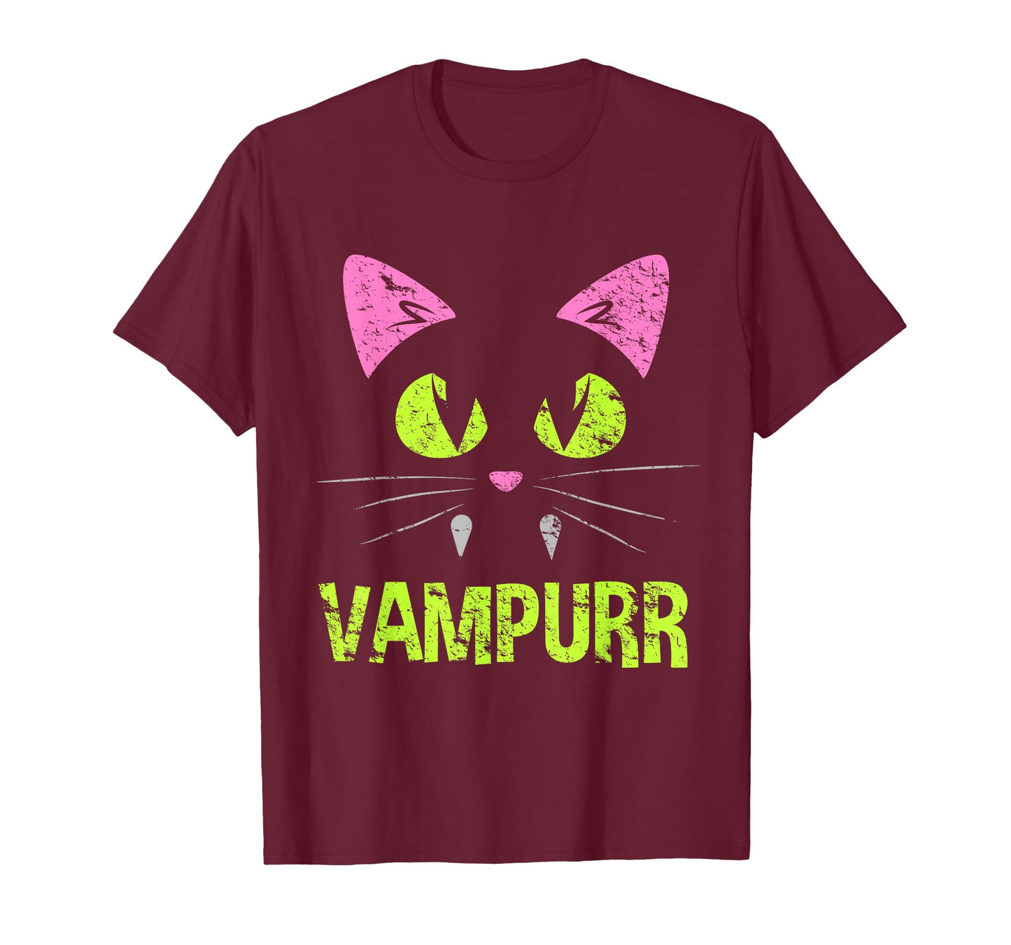 Vampire Cat Vampire Halloween Costume Men Women Kids T-Shirt