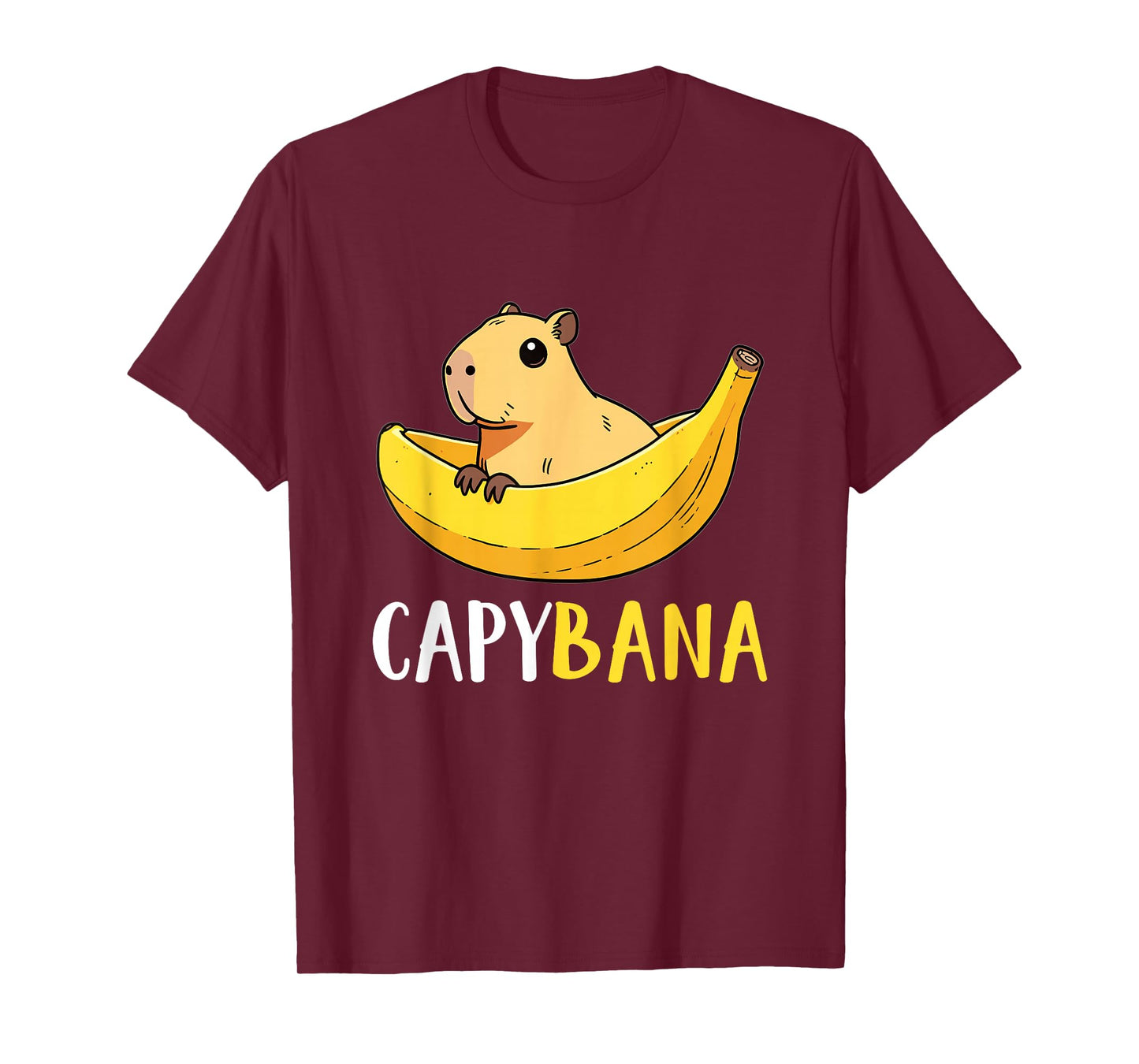 Capybana Kawaii Banana Capybara T-Shirt