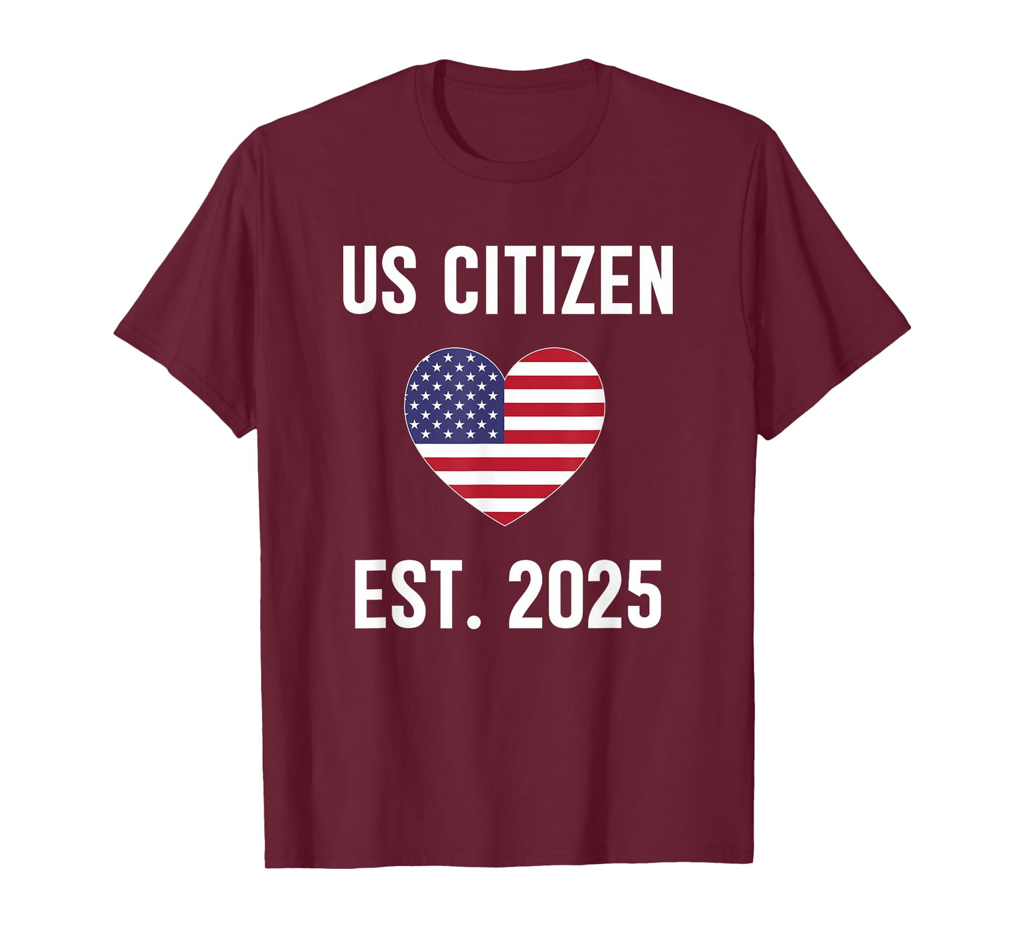 USA Citizen EST.2025 US flag new American citizenship T-Shirt