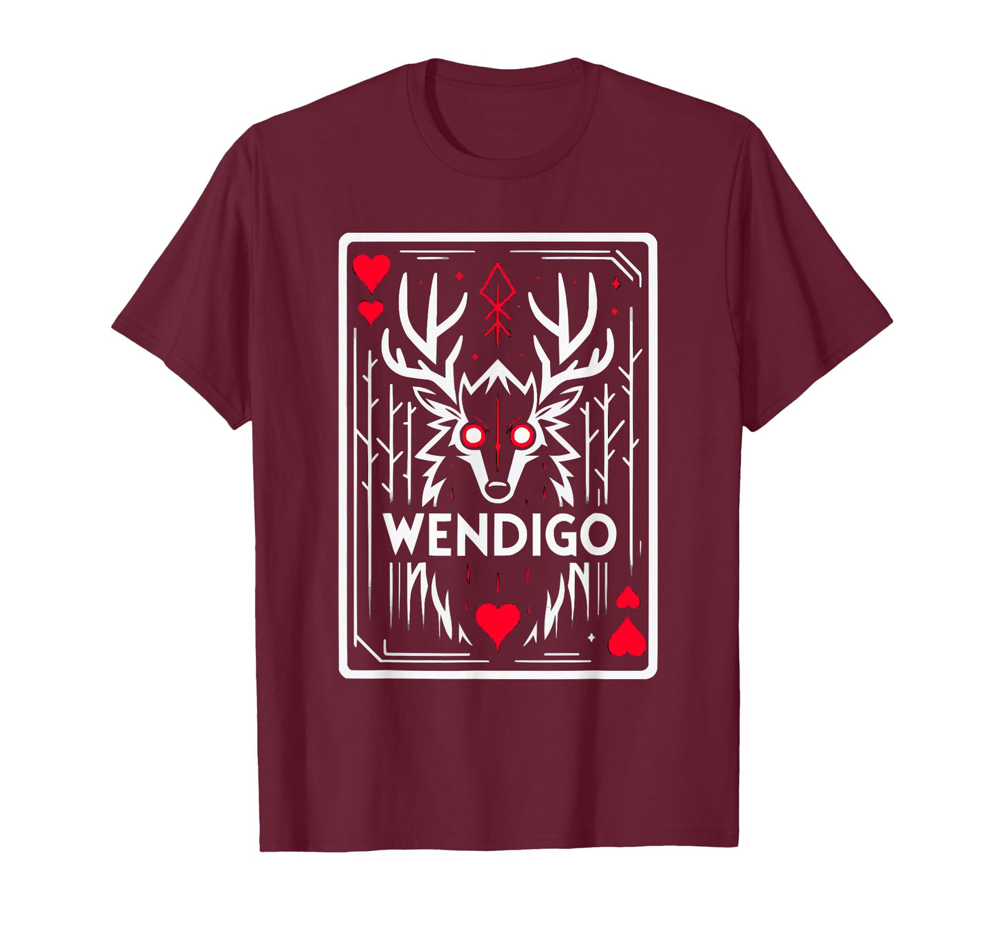 Wendigo Monster Legendary Creature Cryptozoology Cryptid T-Shirt