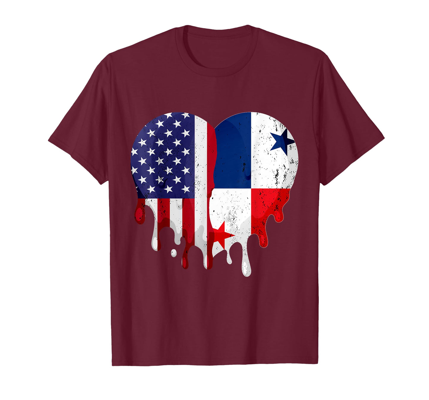 American Panamanian Hispanic Heritage Month Panama Heart T-Shirt