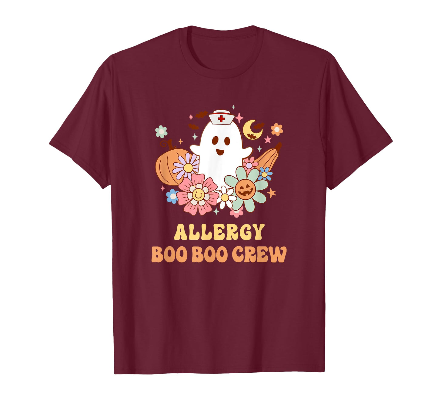 Allergy Boo Boo Crew Nurse Halloween T-Shirt