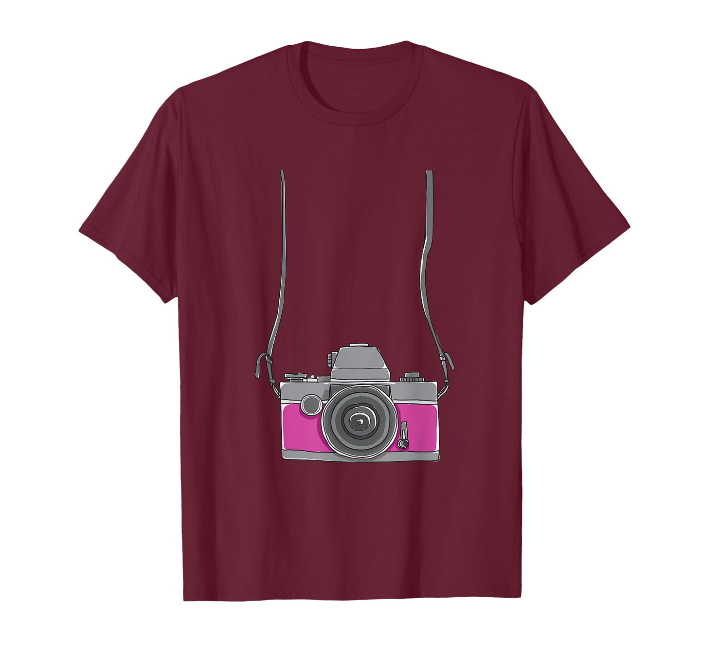 Fake Tourist Camera - Funny Holiday Vacation Photographer T-Shirt Small