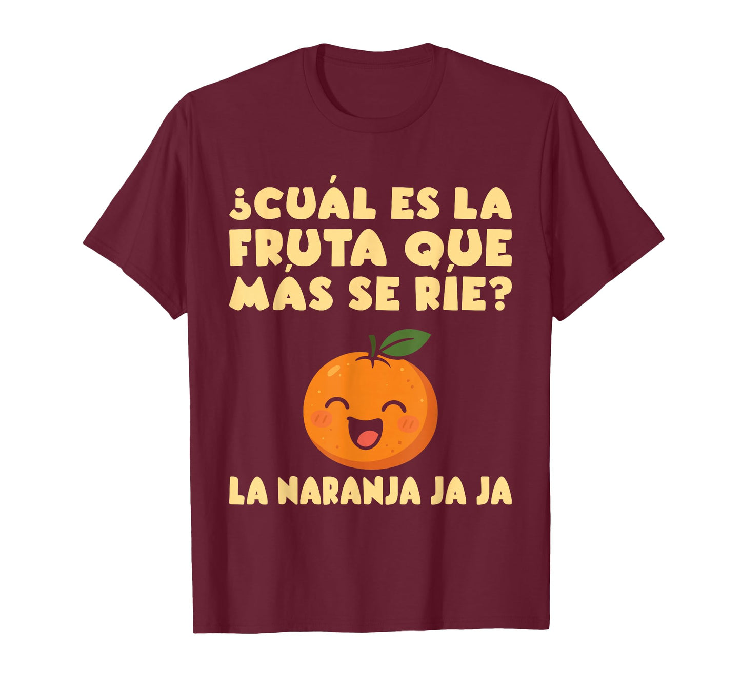 Pun Fruit Joke Funny Maestra School Spanish Teacher Student T-Shirt