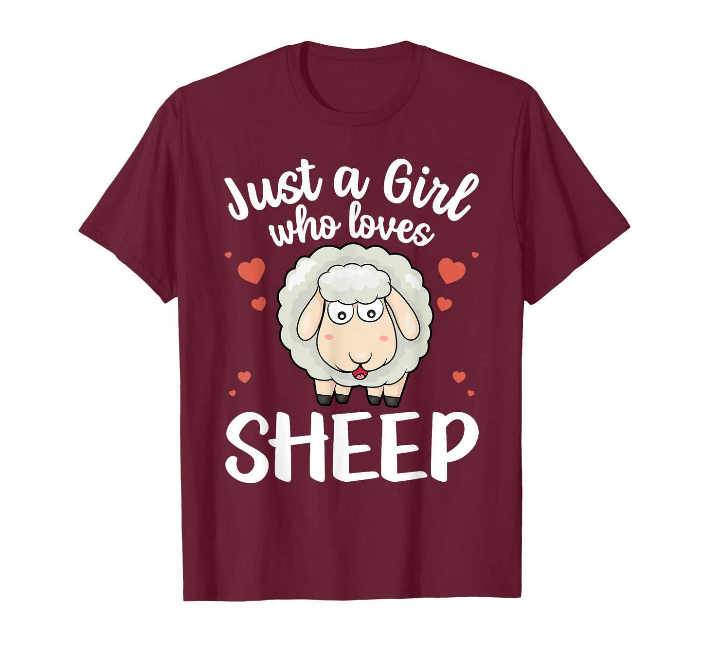 Cool Sheep For Women Girls Kids Love Lamb Sheep Lover Farmer T-Shirt