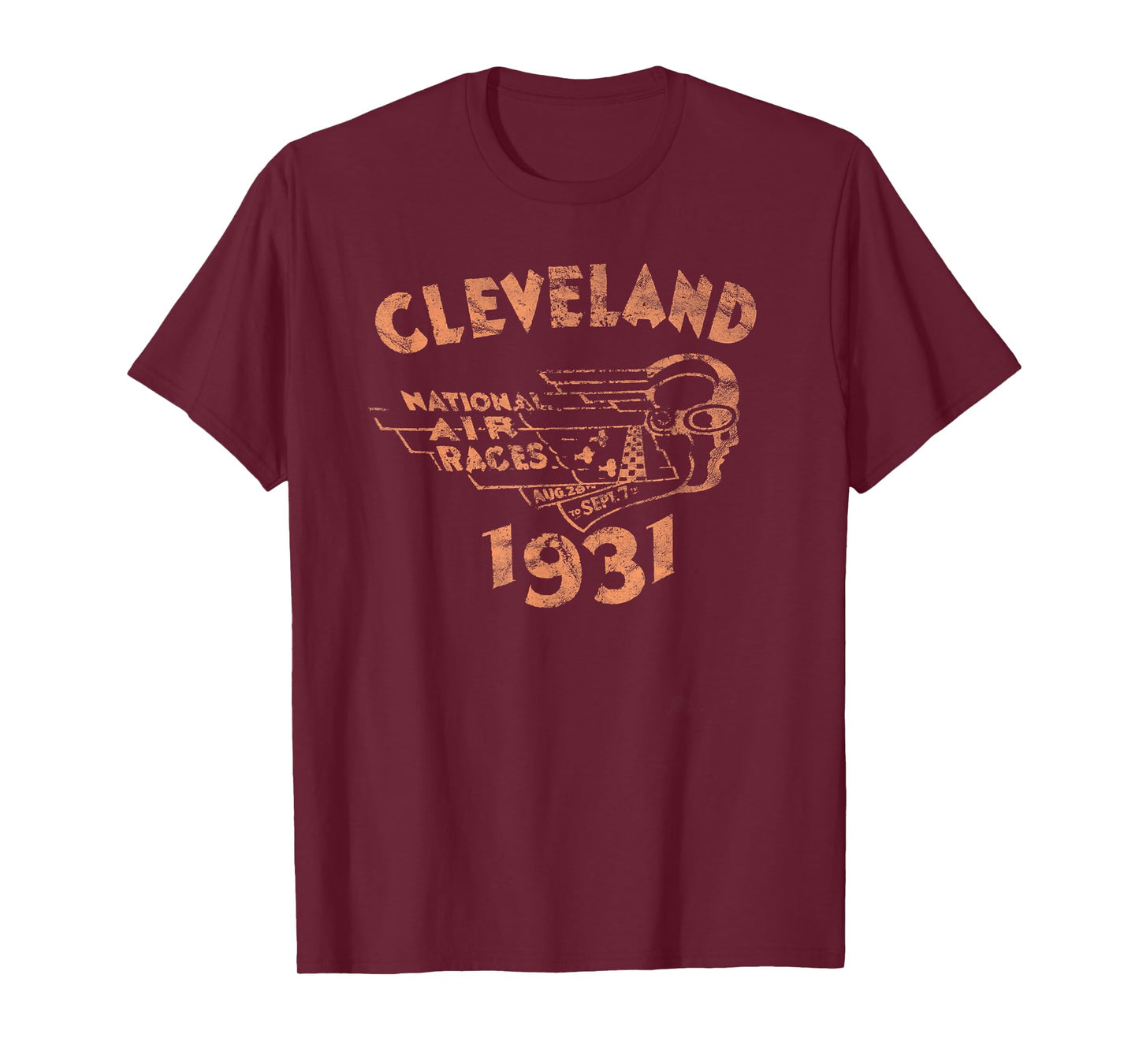 Cleveland National Air Race 1931 Air Racing Series Vintage T-Shirt
