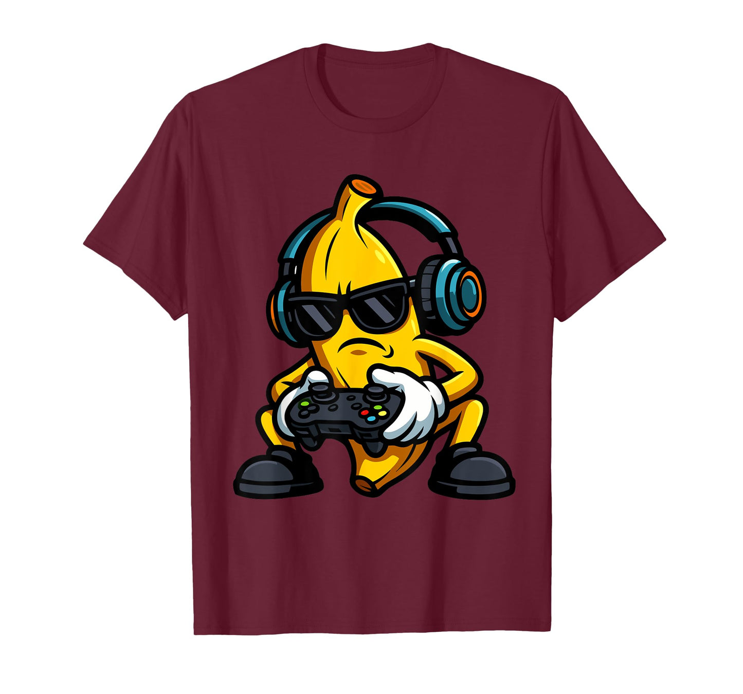 Funny Banana Video Games Banana Gamer T-Shirt T-Shirt