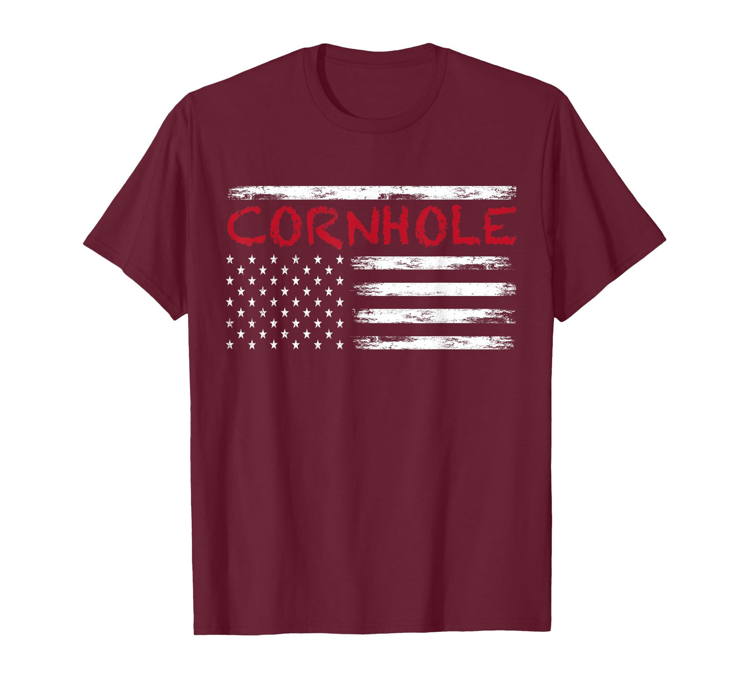 Cornhole USA American Flag United States T-Shirt
