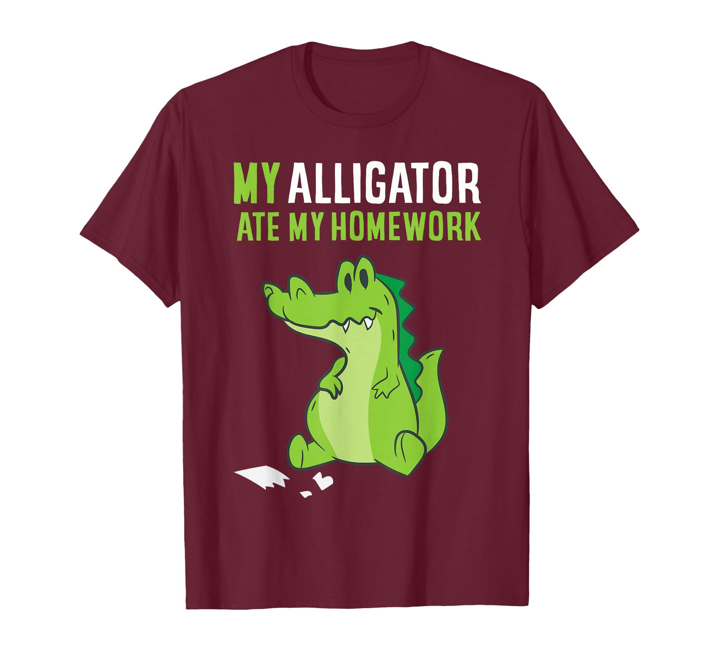 My Crocodile Ate My Homework Alligatror T-Shirt